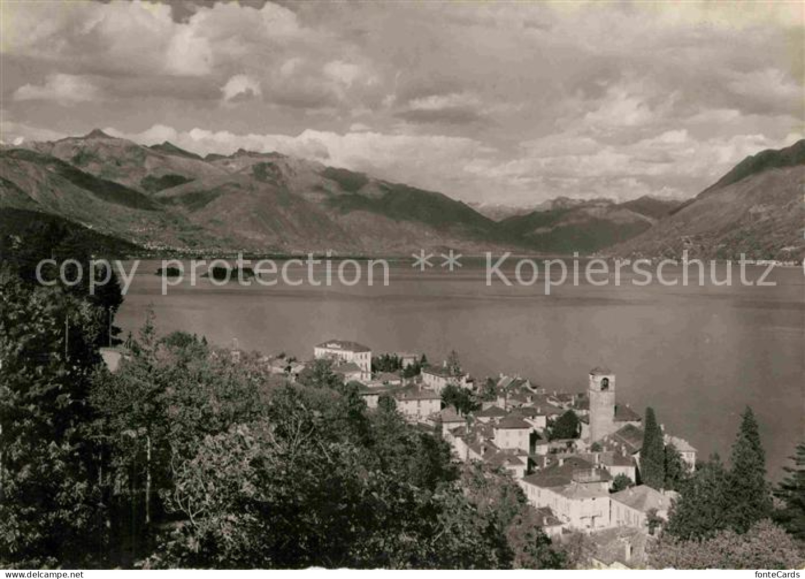 12719887 Brissago TI Panorama Lago Maggiore Alpen Brissago - Andere & Zonder Classificatie