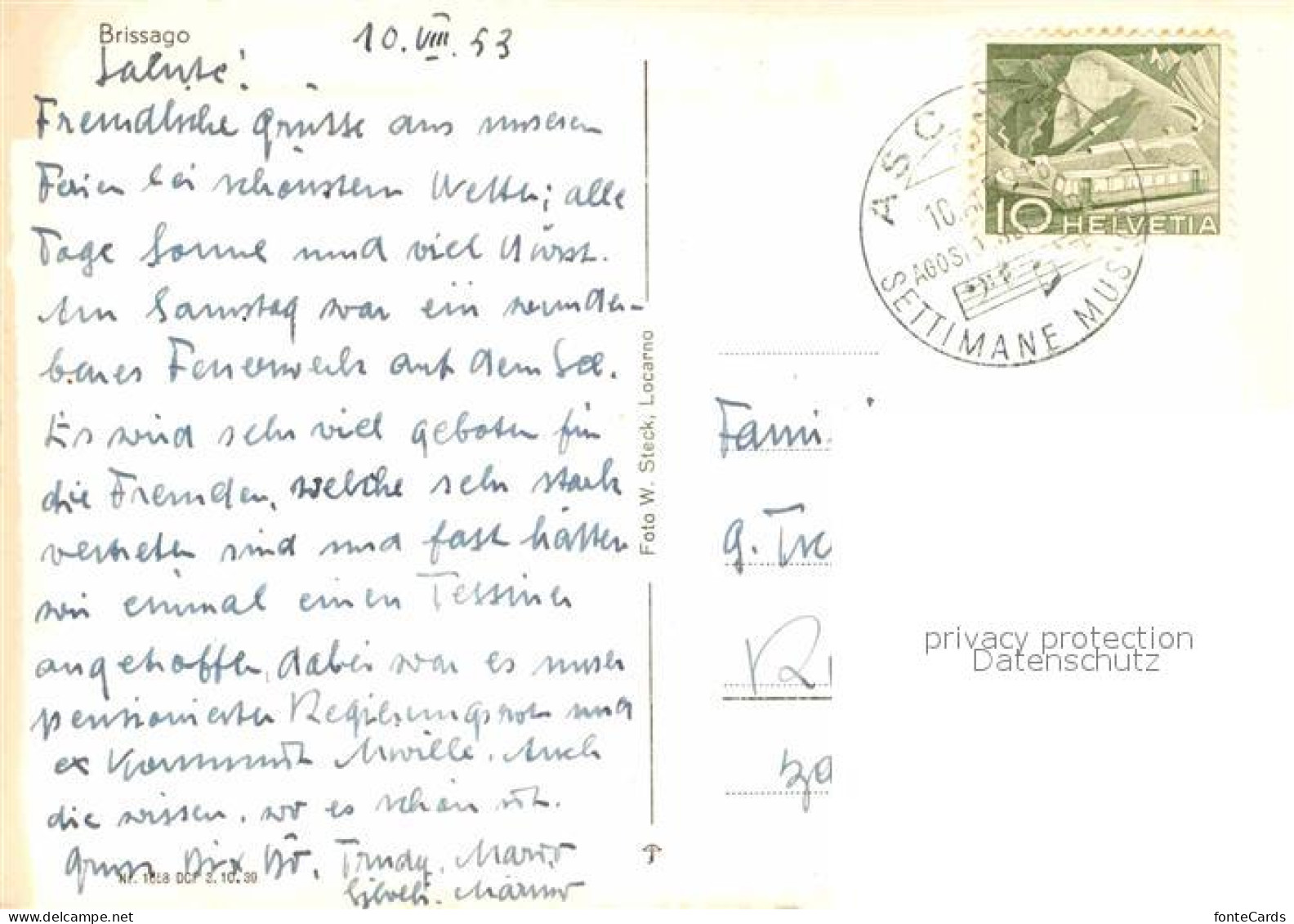 12719887 Brissago TI Panorama Lago Maggiore Alpen Brissago - Other & Unclassified