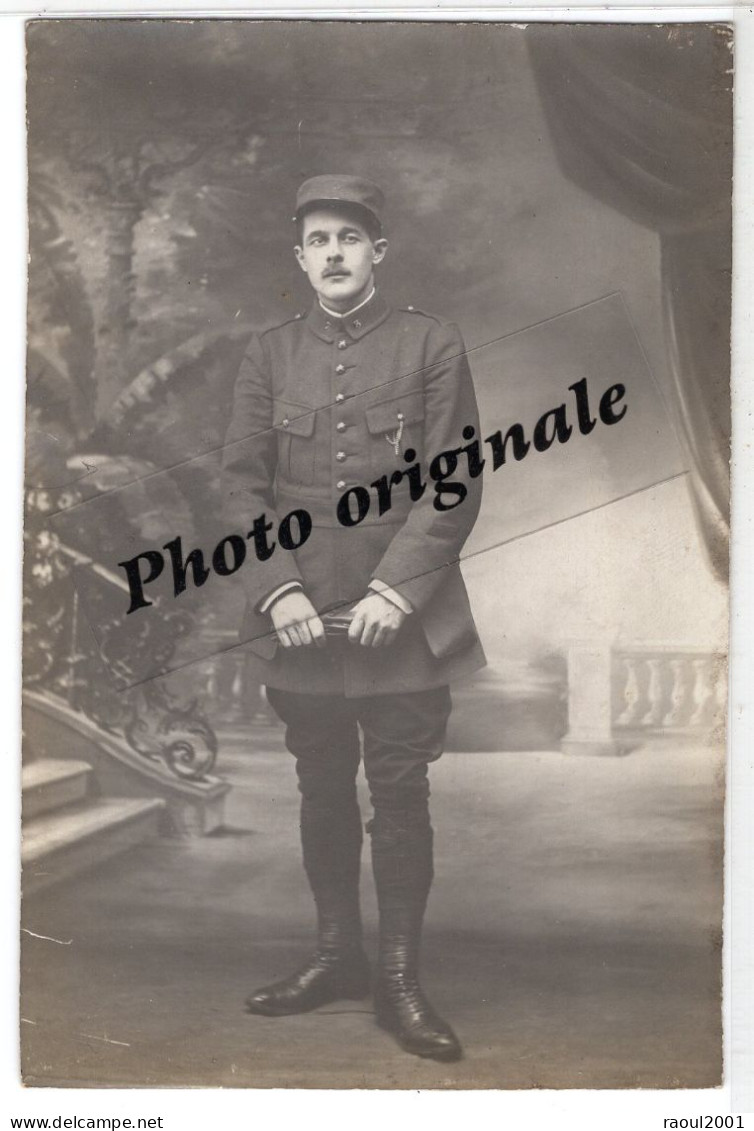 Carte Photo Originale - Militaire En Uniforme Soldat Poilu Armée Guerre 1914 1918 ? - War 1914-18