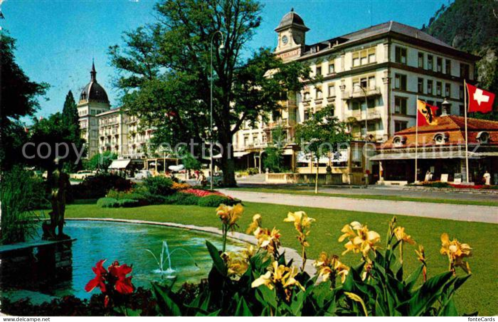 12719439 Interlaken BE Hoheweg Mit Hotel Viktoria Und Schweizerhof Interlaken - Other & Unclassified