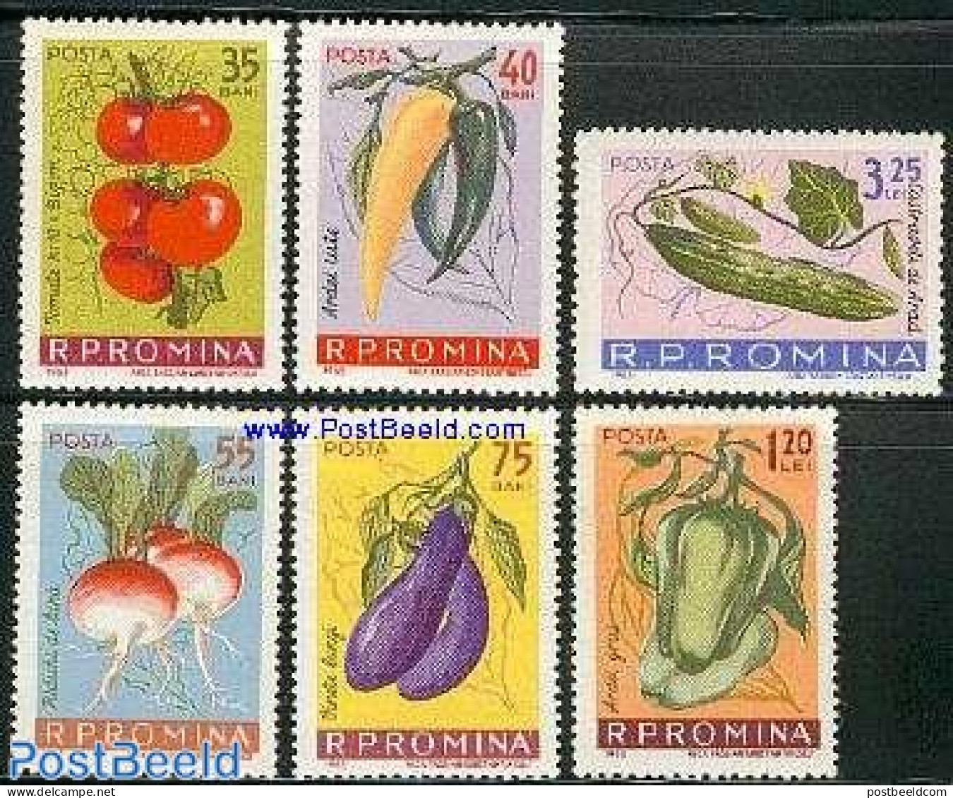 Romania 1963 Fruits 6v, Mint NH, Nature - Fruit - Ongebruikt