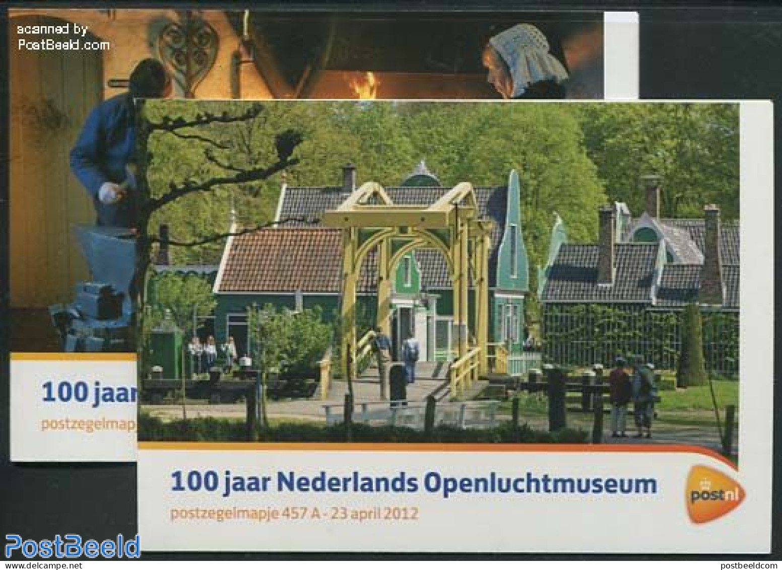 Netherlands 2012 100 Years Open Air Museum Presentation Pack (2), Mint NH - Unused Stamps