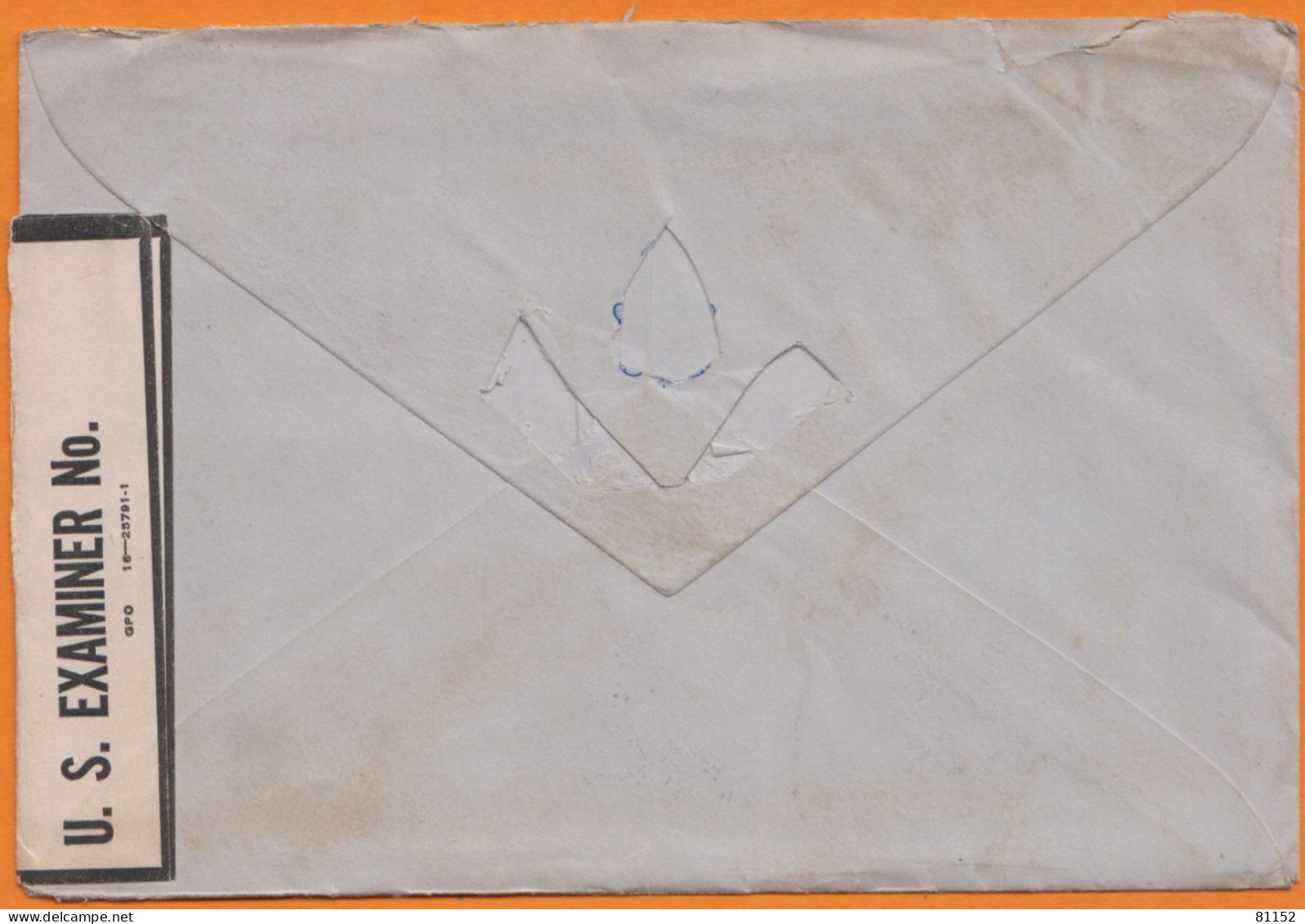 US ARMY   Lettre De NEW YORK  1942 Avec  " Censure "   Pour ST LOUIS Missouri   En Poste Aérienne 6c - Cartas & Documentos