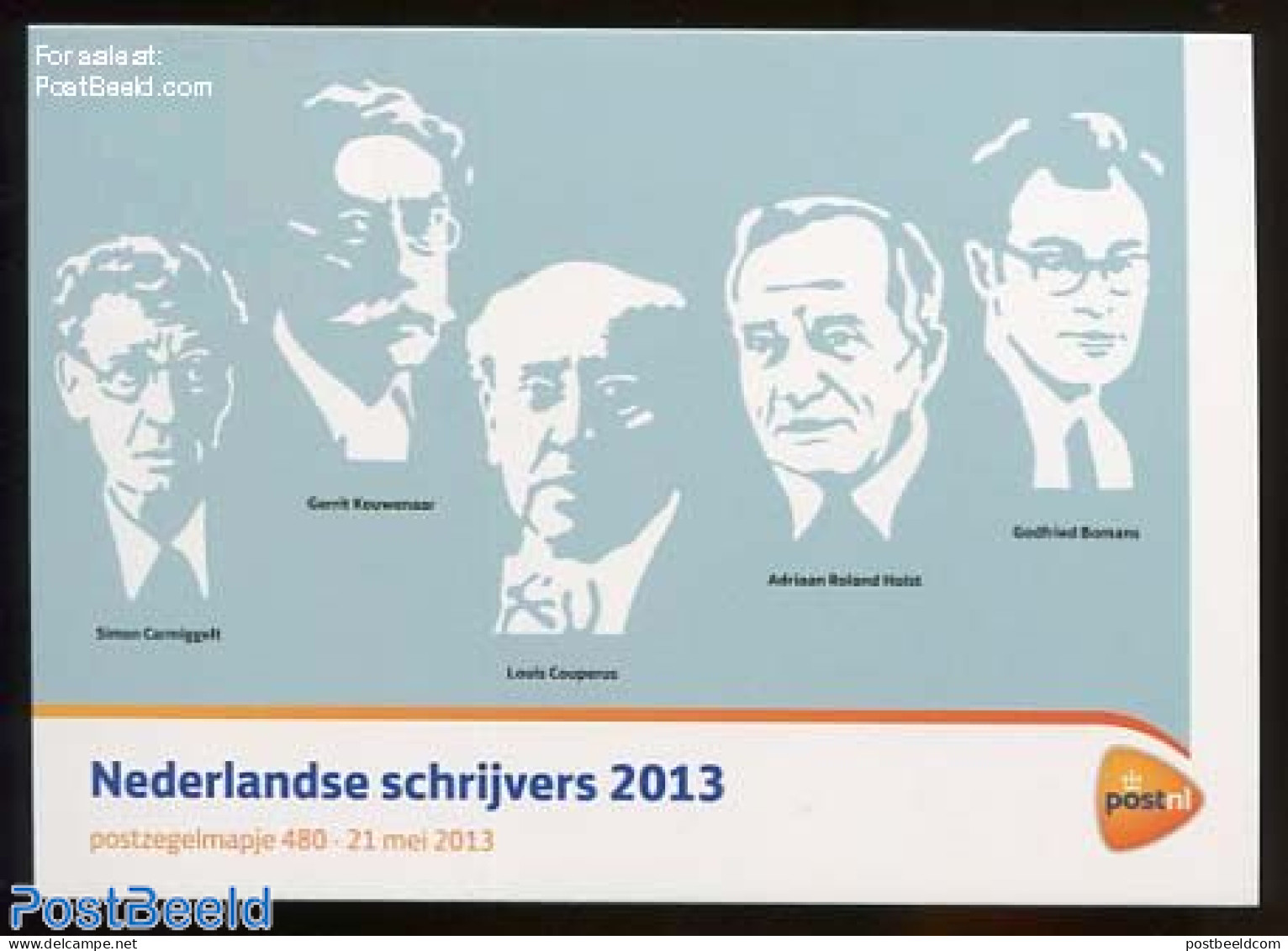 Netherlands 2013 Authors, Presentation Pack 480, Mint NH, Art - Authors - Ongebruikt