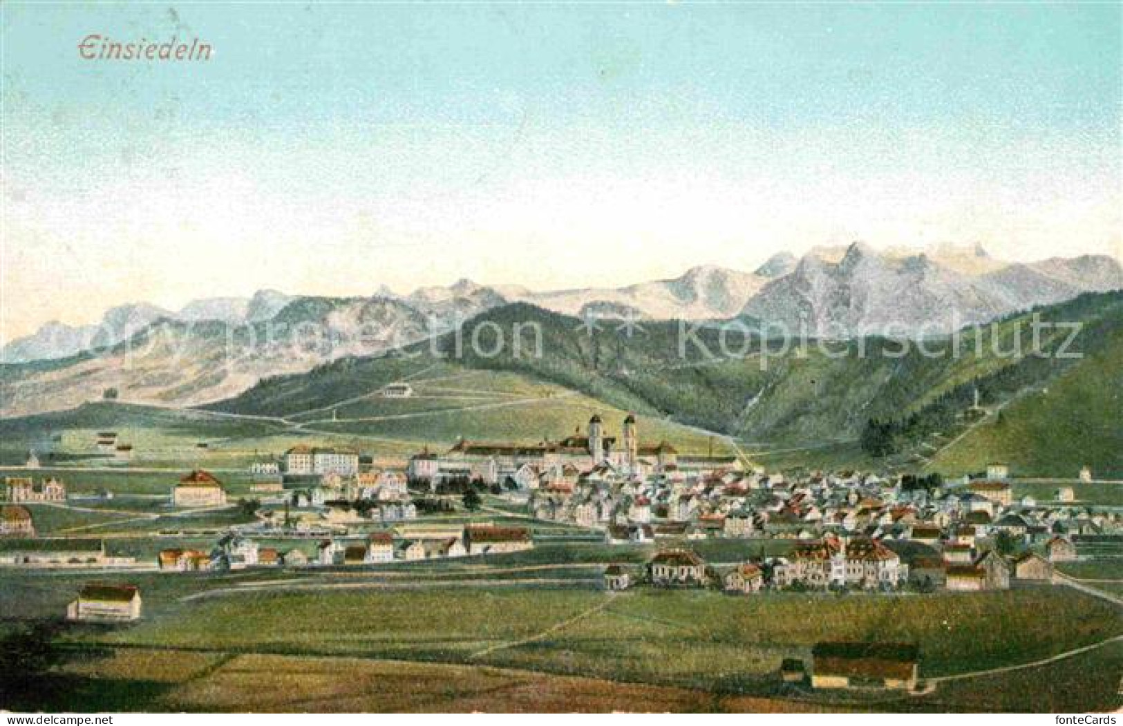 12715247 Einsiedeln SZ Panorama  Einsiedeln - Andere & Zonder Classificatie