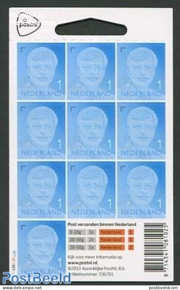 Netherlands 2014 Definitive, Willem-Alexander With Year 2014, M/s S-a, Mint NH - Unused Stamps