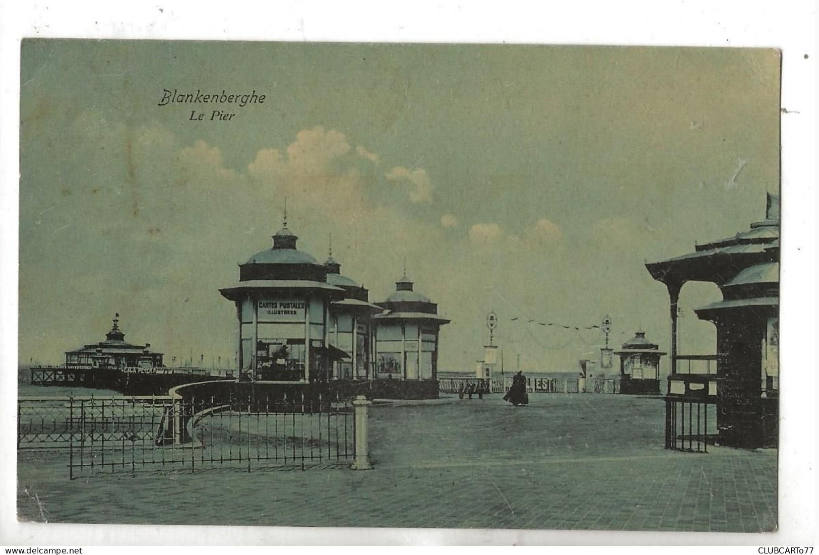 Blankenberge (Belgique, Flandre-Occidentale) : Le Pier En 1910 (animé) PF - Blankenberge