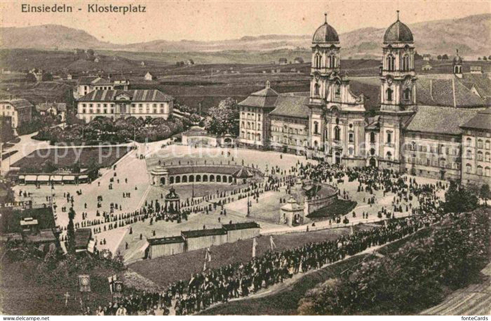12714367 Einsiedeln SZ Klosterplatz Einsiedeln - Andere & Zonder Classificatie