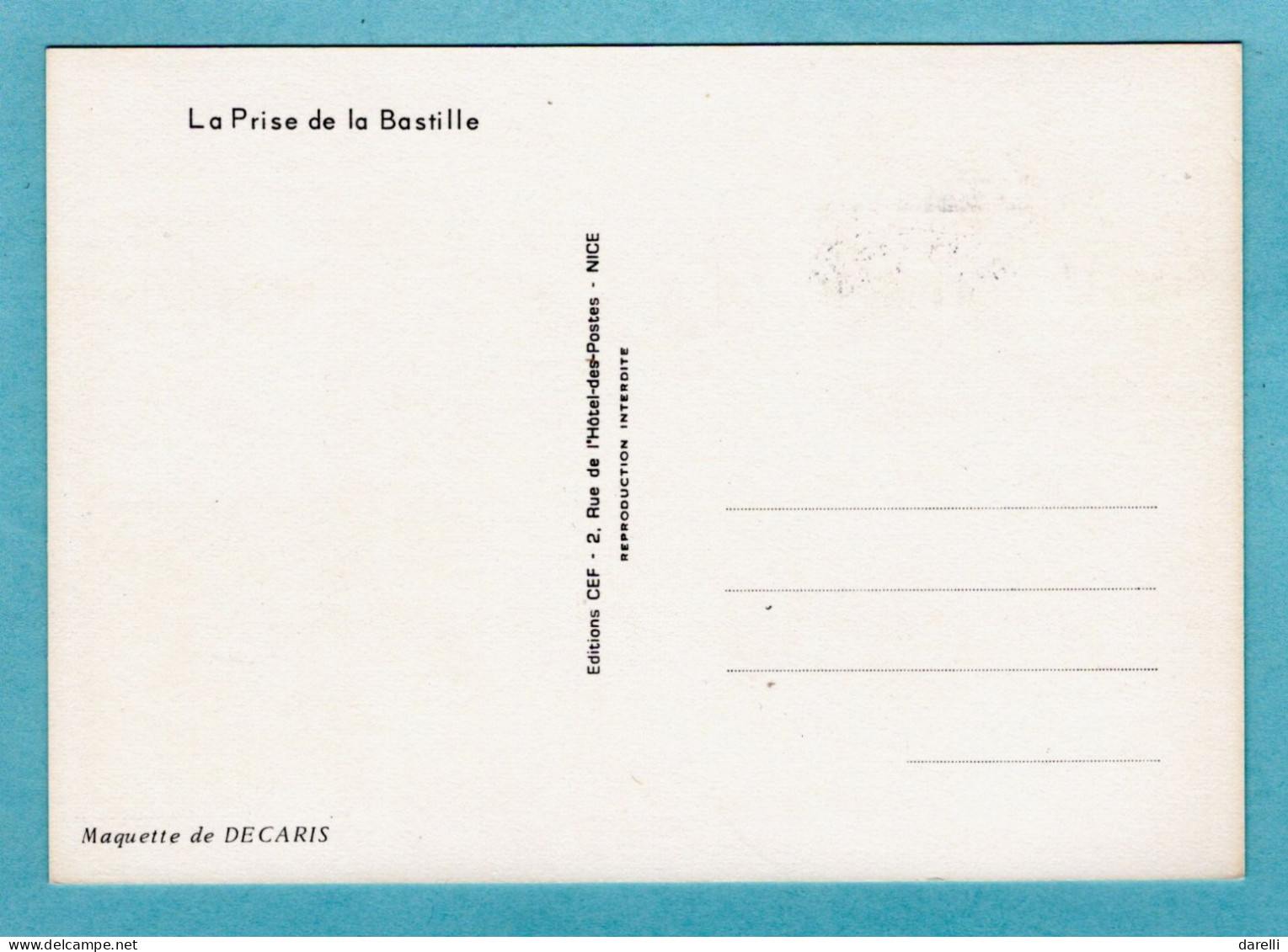 Carte Maximum 1971 - Prise De La Bastille Le 14 Juillet 1789 - YT 1680 - Paris - 1970-1979