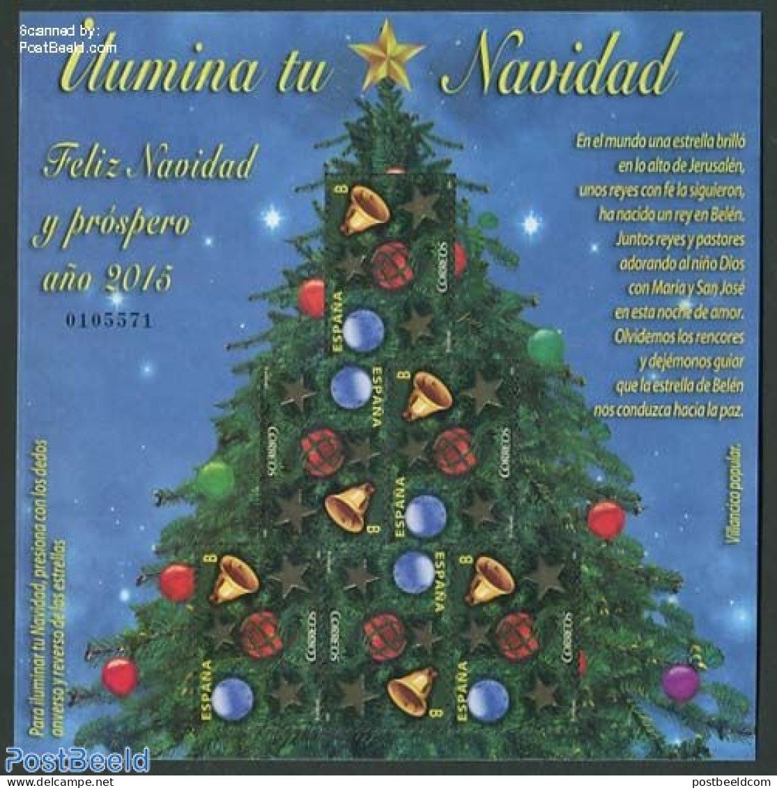 Spain 2014 Christmas S/s, Mint NH, Religion - Christmas - Ongebruikt