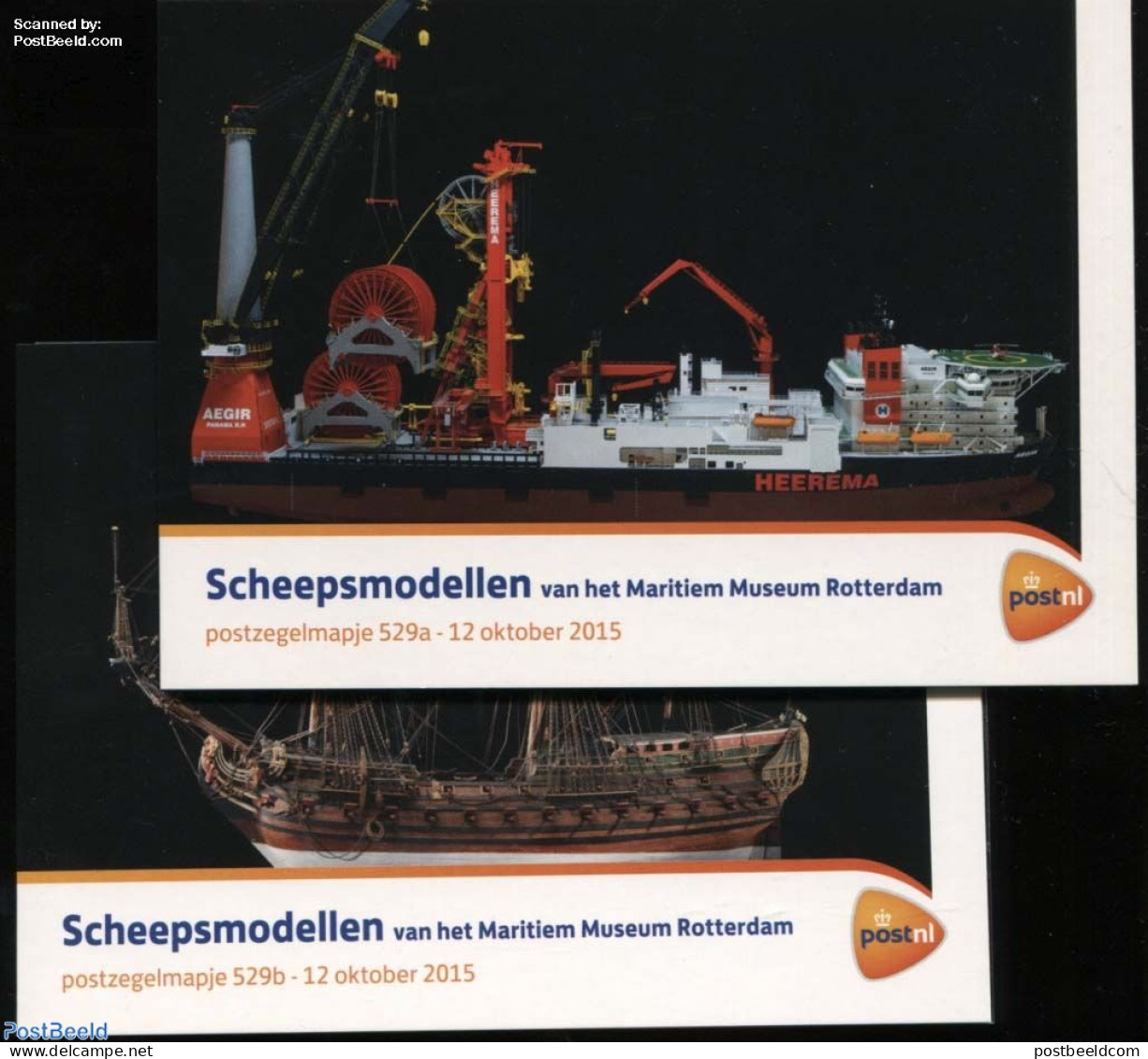 Netherlands 2015 Maritime Museum 10v, Presentation Pack 529a+b, Mint NH, Transport - Ships And Boats - Art - Museums - Neufs