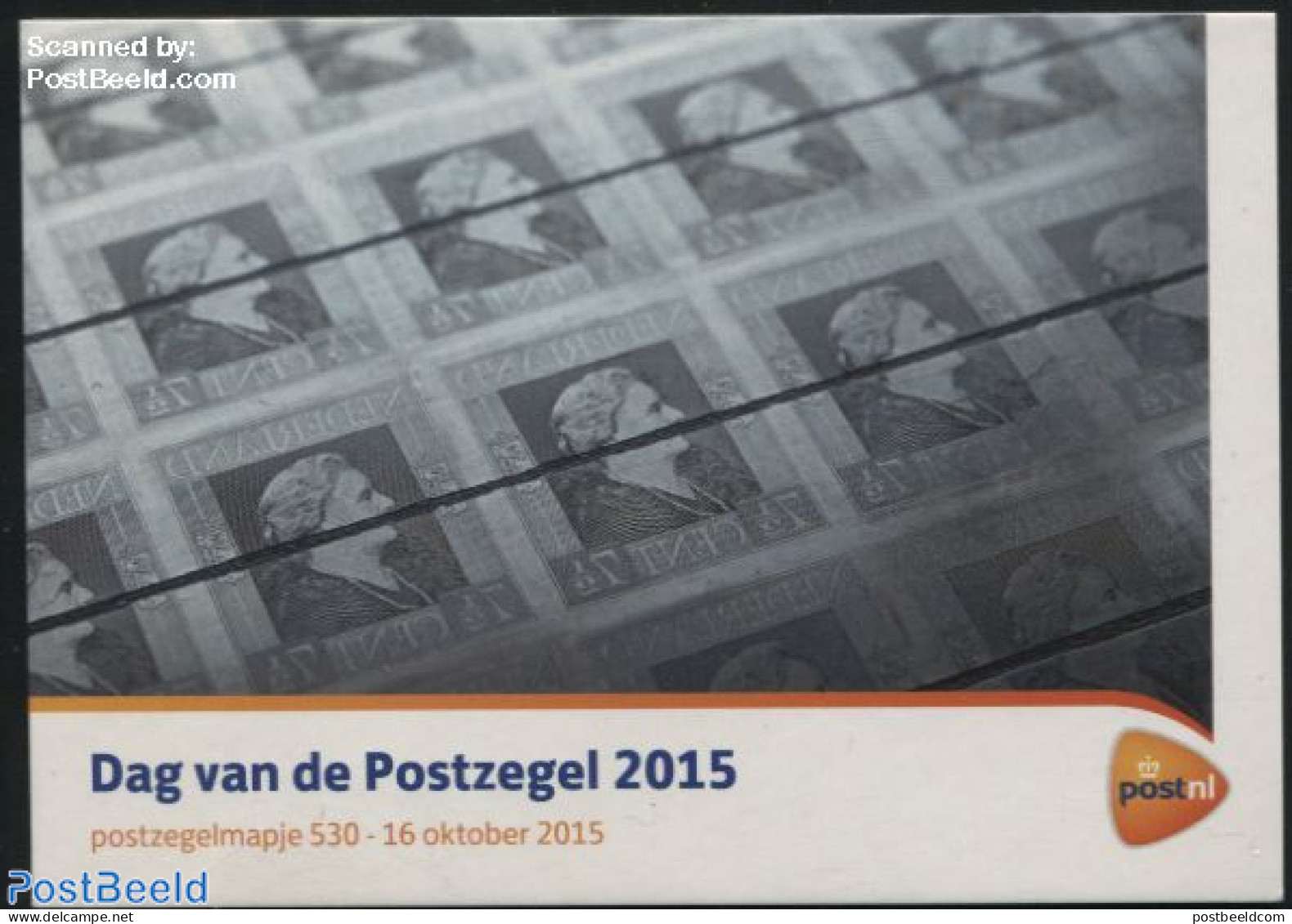 Netherlands 2015 Stamp Day, Presentation Pack 530, Mint NH, Stamp Day - Stamps On Stamps - Nuevos
