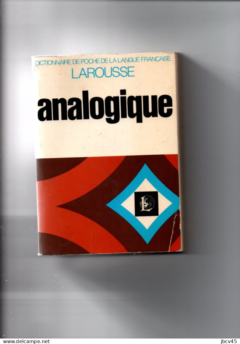 Dictionnaire De Poche ANALO GIQUE  Larousse 1971 Par Charles Maquet - Wörterbücher