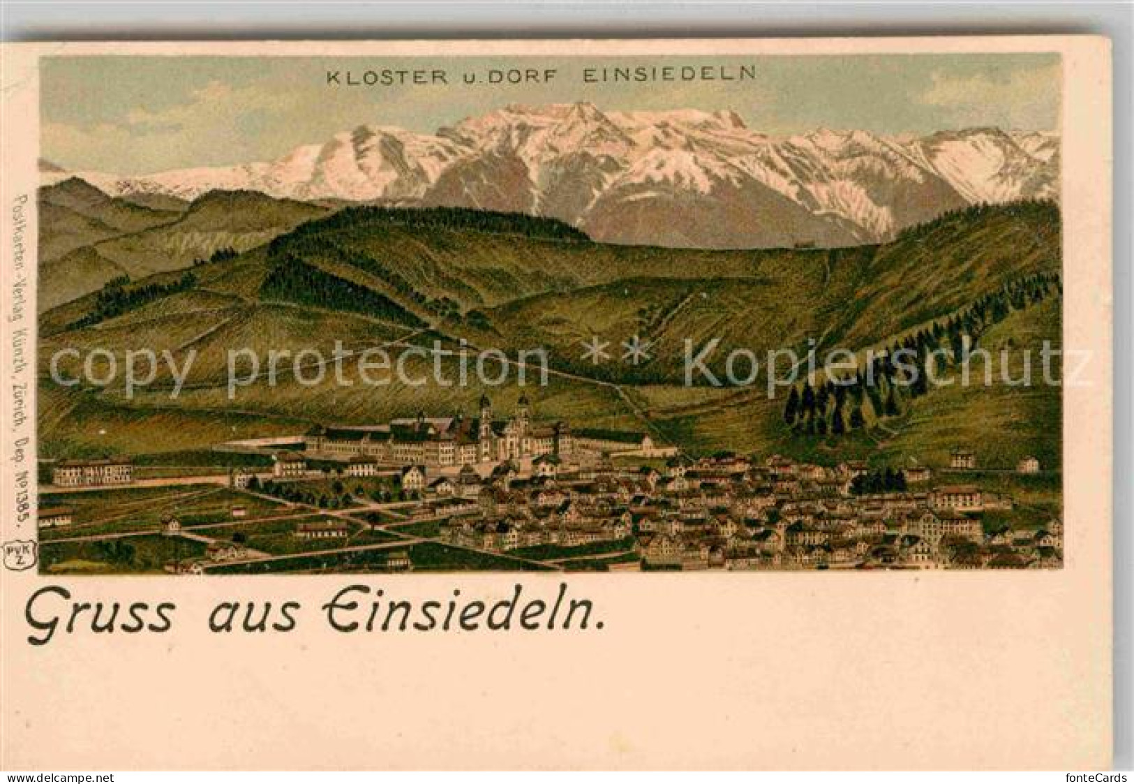 12714207 Einsiedeln SZ Kloster Und Dorf Einsiedeln SZ - Autres & Non Classés
