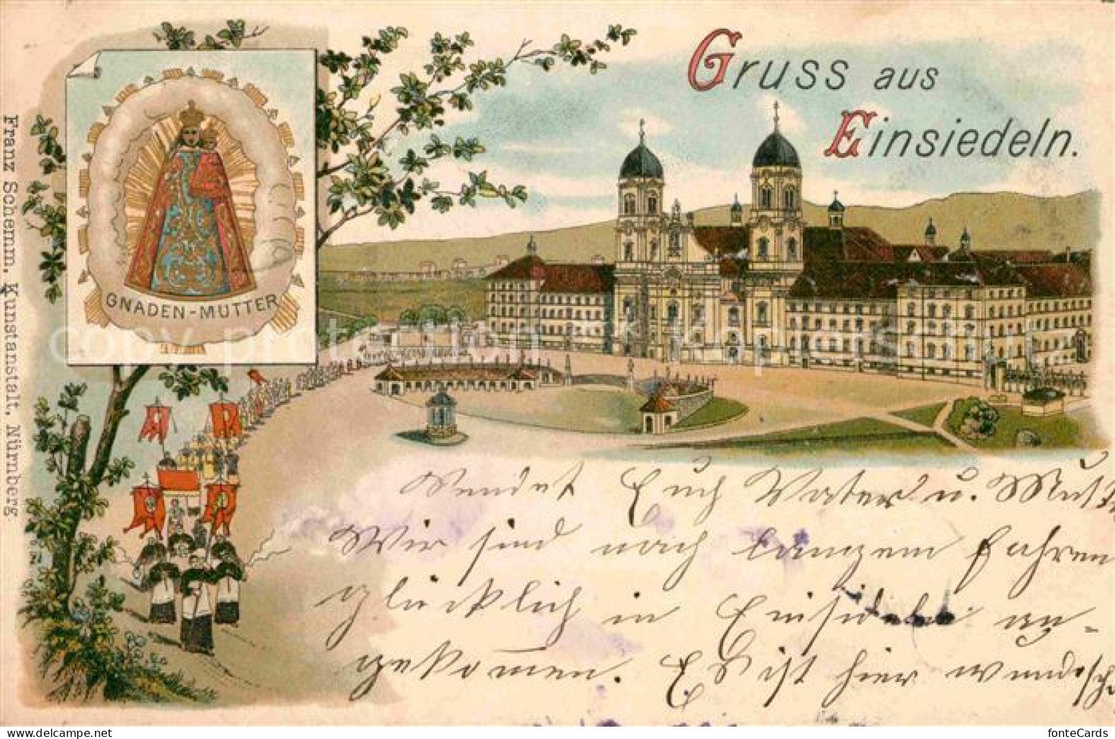 12714039 Einsiedeln SZ Kloster Kirche Gnadenbild Einsiedeln SZ - Andere & Zonder Classificatie