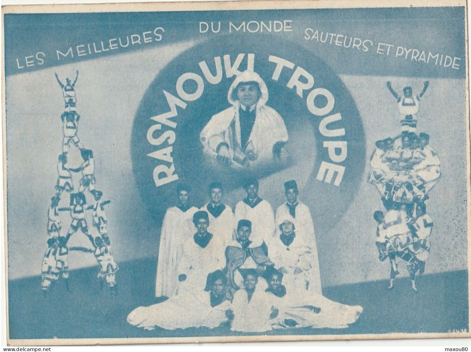 CPA  TROUPE RASMOUKI - Circus