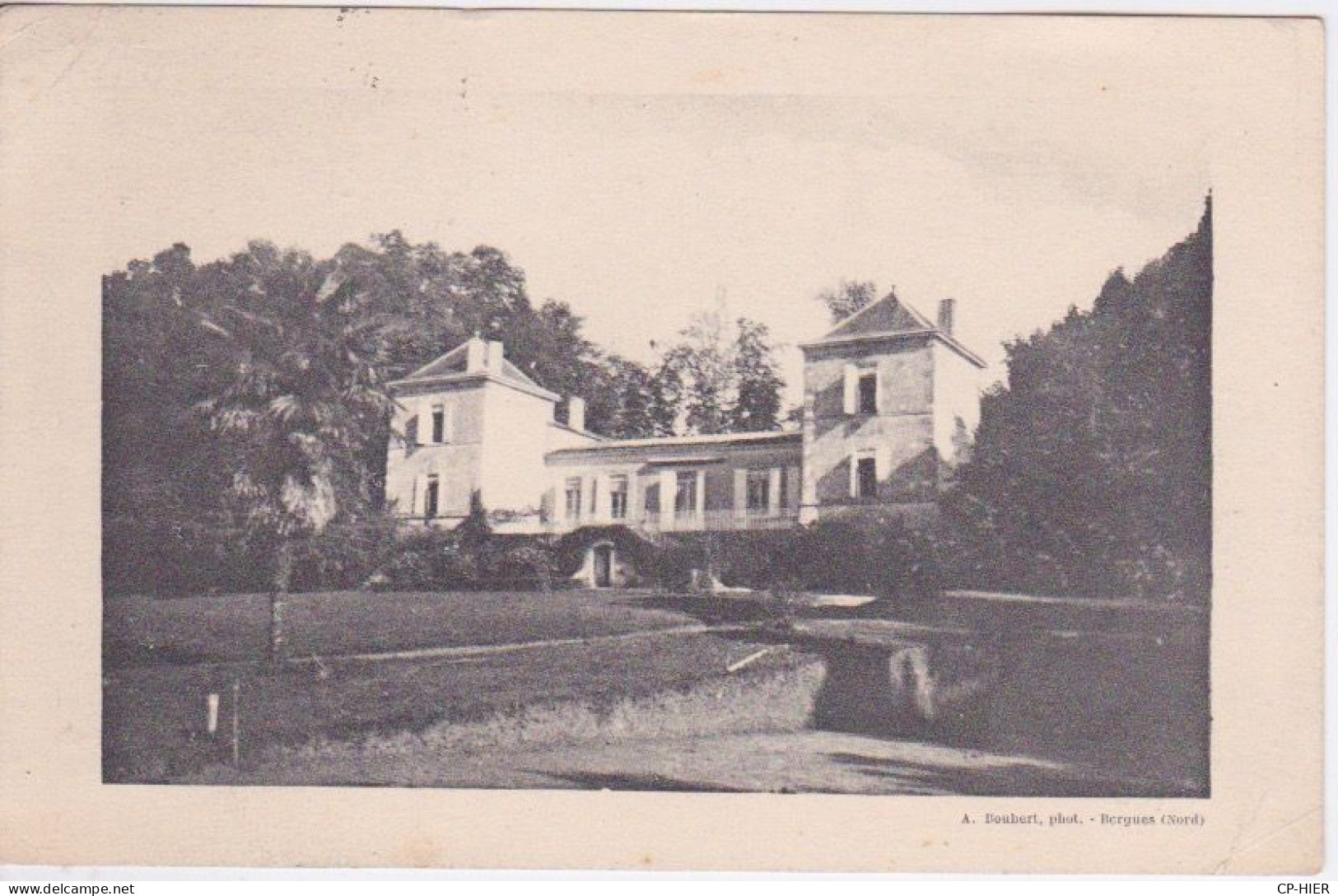 59 - REGION DU NORD ENVRIONS DE BERGUES - CHATEAU NON IDENTIFIE - A DESTINATION DE BORDEAU VOIR CACHET DAGUIN - Sonstige & Ohne Zuordnung