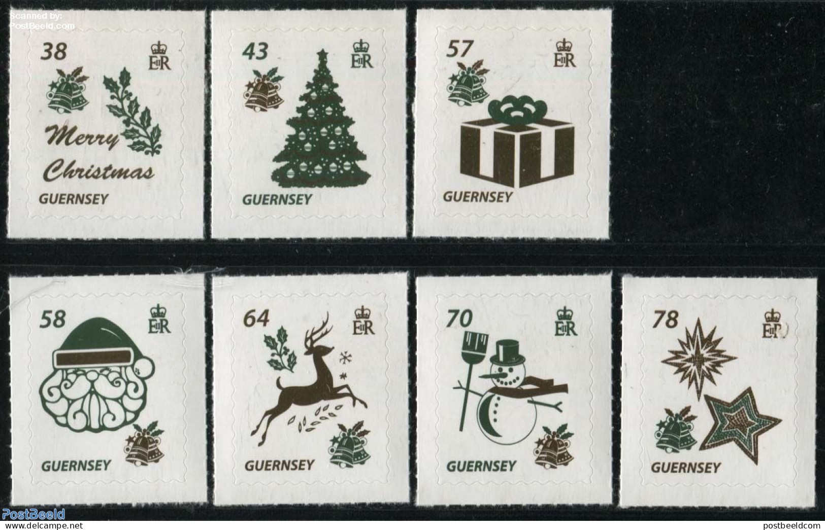 Guernsey 2016 Christmas 7v S-a, Mint NH, Religion - Christmas - Christmas