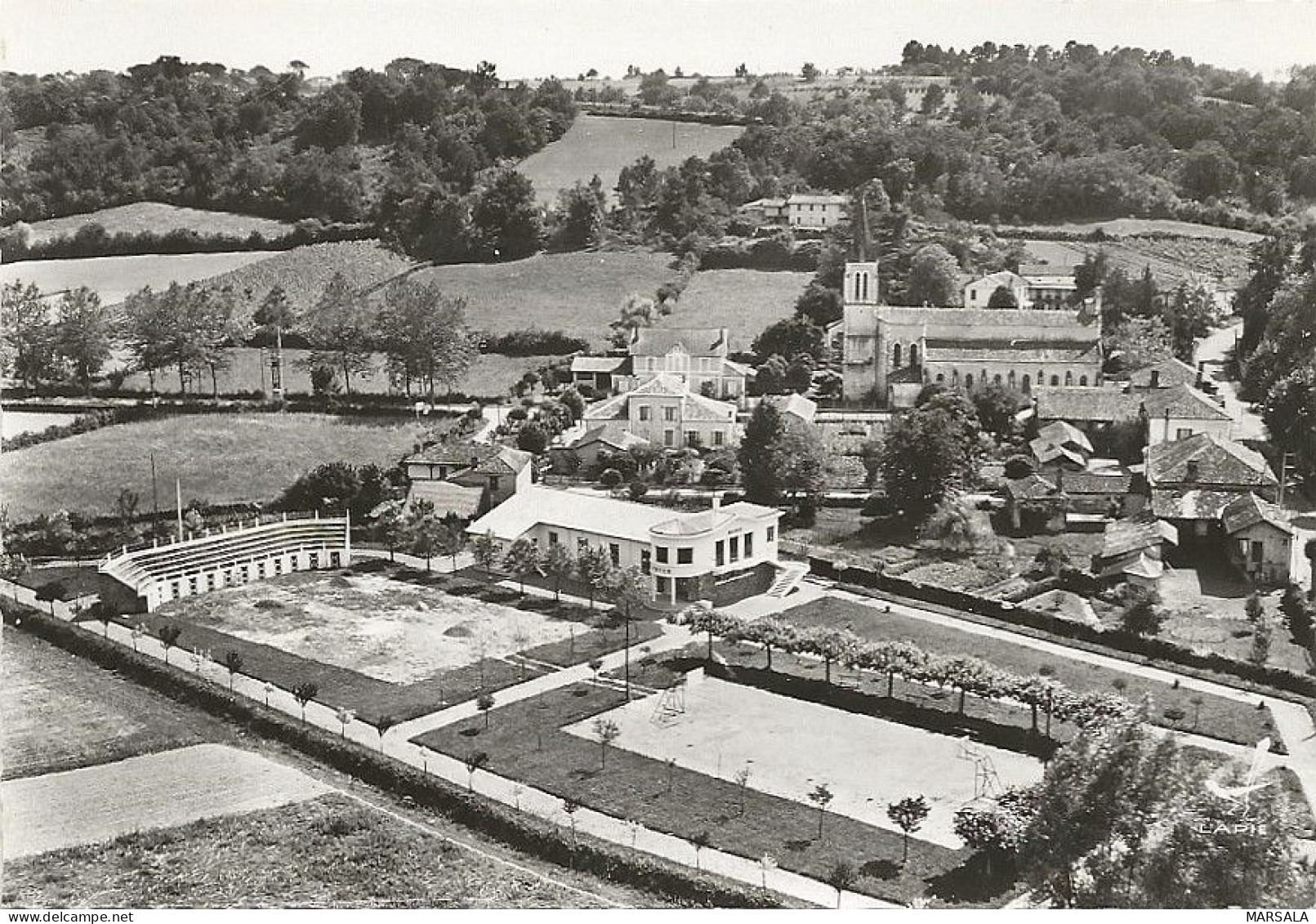 CPSM Eugenie Les Bains  Vue Panoramique - Autres & Non Classés