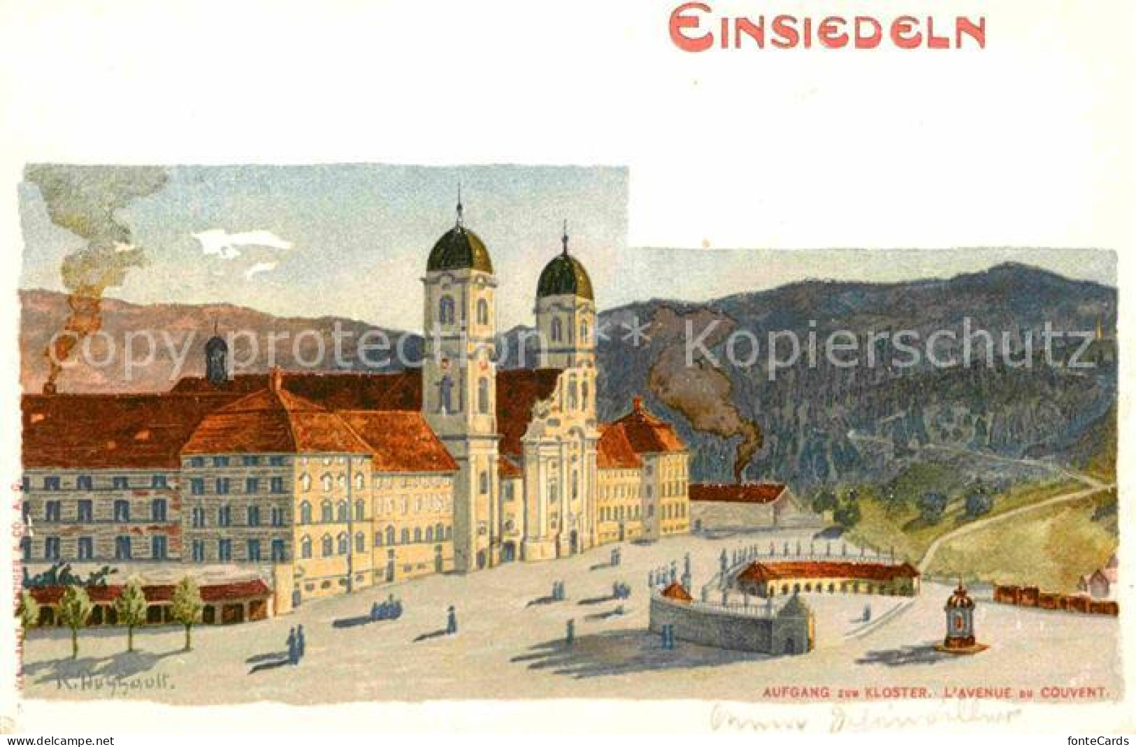 12712739 Einsiedeln SZ Aufgang Zum Kloster Einsiedeln SZ - Sonstige & Ohne Zuordnung
