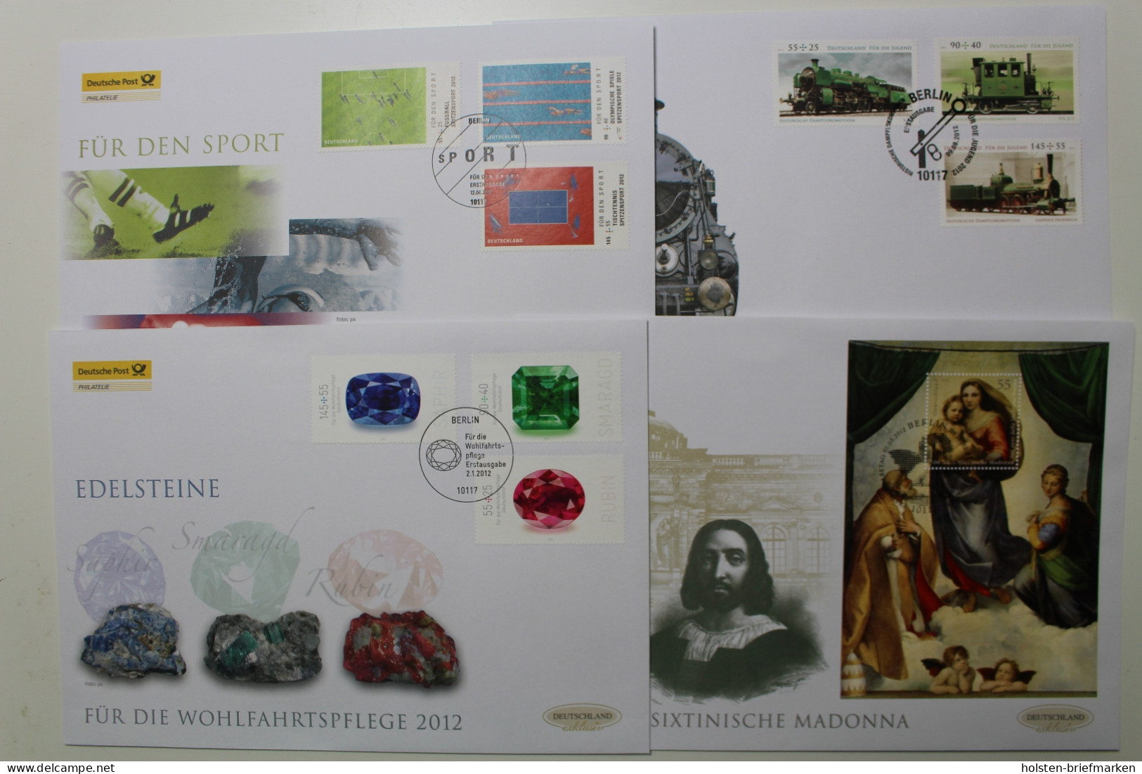 Deutschland (BRD), MiNr. 2900-2971, Jahrgang 2012, FDC - Other & Unclassified
