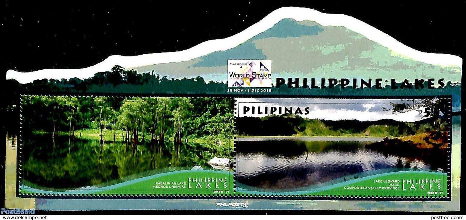 Philippines 2018 World Stamp Expo Overprint S/s, Mint NH - Filipinas