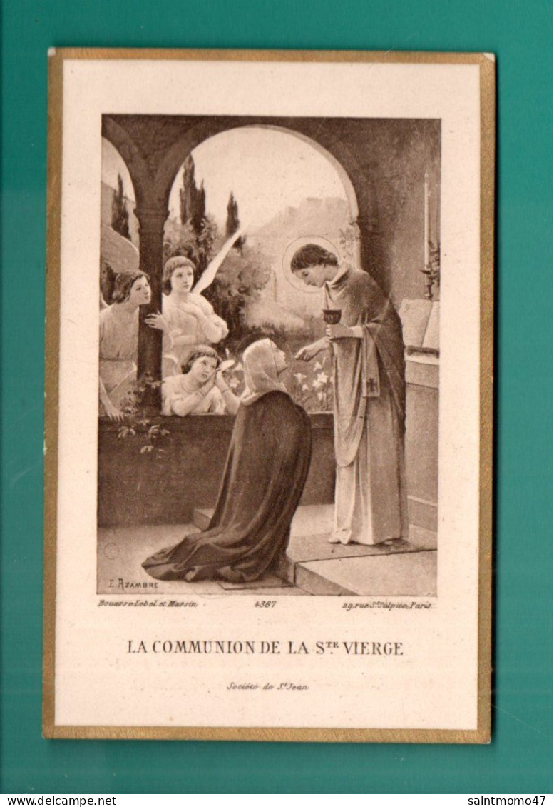 IMAGE PIEUSE. PROFESSION RELIGEUSE DE SŒUR THÉRÈSE DE CHANTAL DE LANLAY . MONASTÈRE DE BOULOGNE-SUR-MER - Réf. N°13040 - - Devotion Images