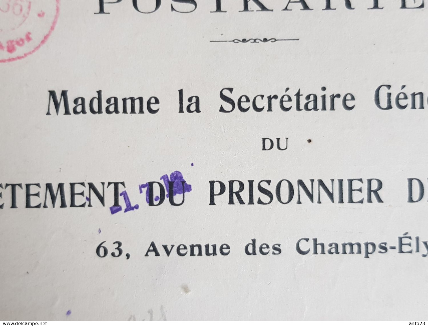 Field Post Office - Militaria - Document De La Première Guerre Mondial 1914 -1918 - 1914-18