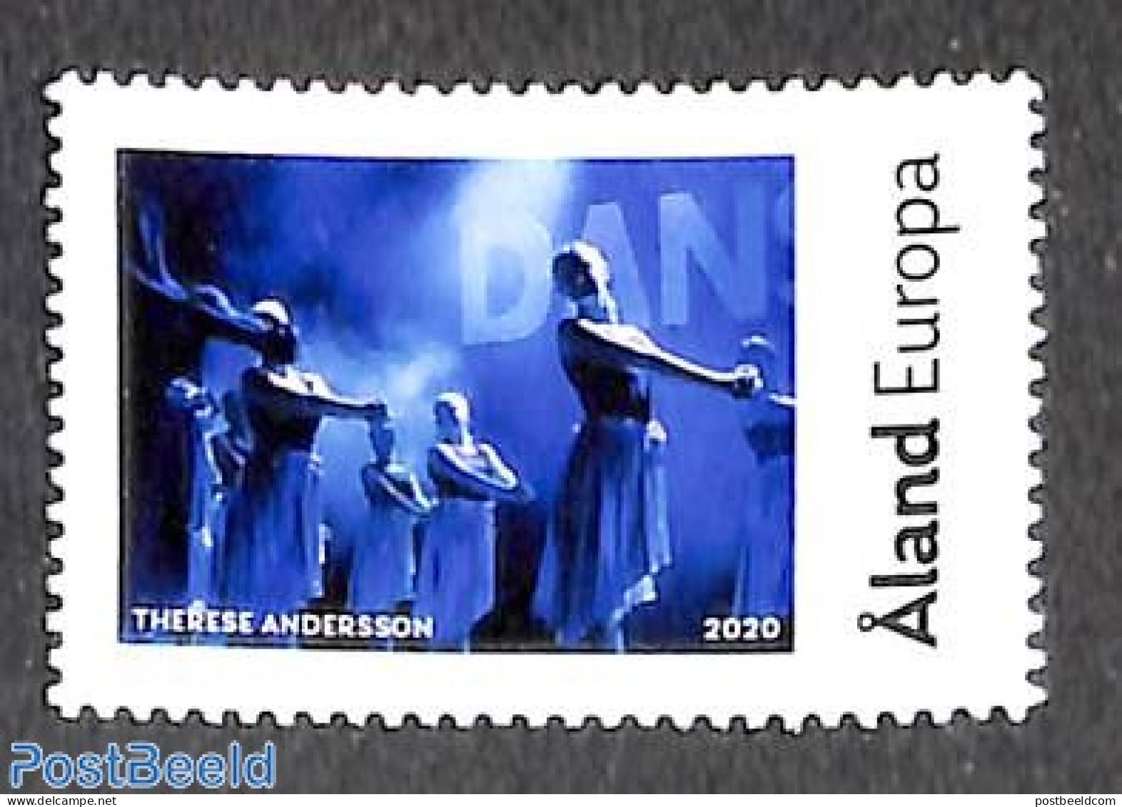 Aland 2020 Mystamp 1v, Dancing School, Mint NH, Performance Art - Dance & Ballet - Music - Danza