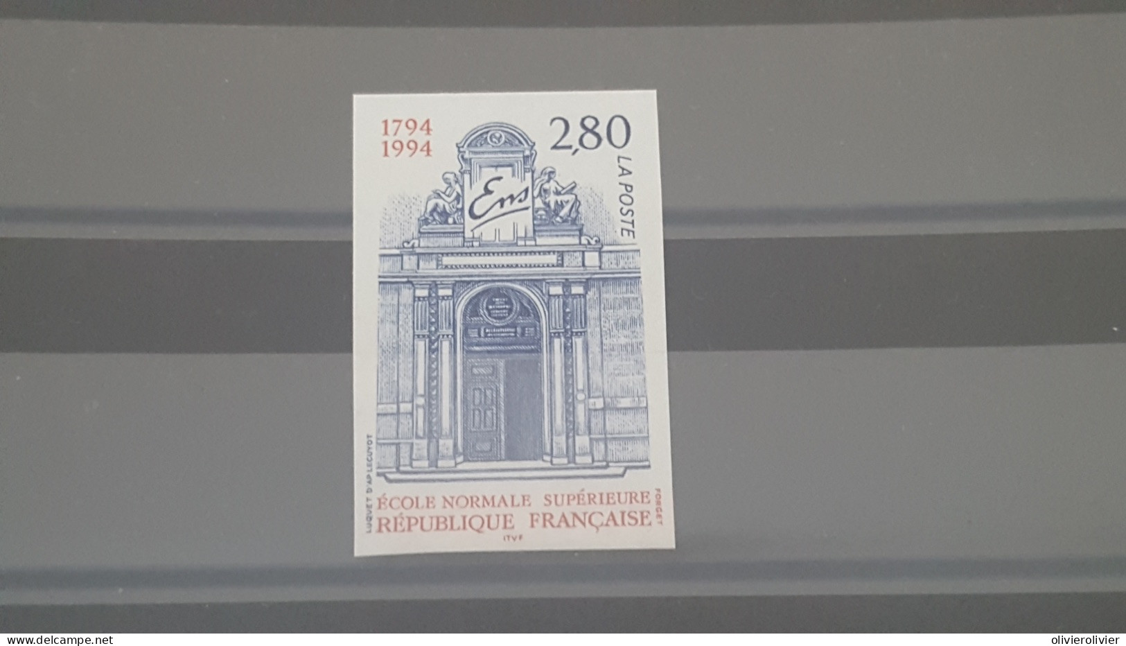 REF A3791 FRANCE  NEUF** NON DENTELE N°2907 VALEUR 20 EUROS - Collections