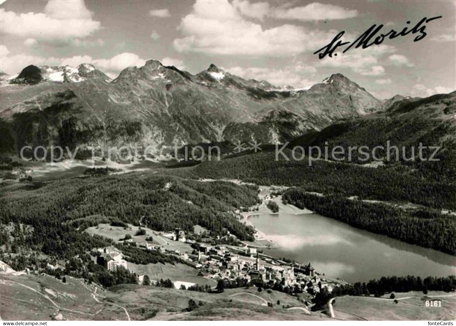 12705169 St Moritz GR Fliegeraufnahme St. Moritz - Autres & Non Classés