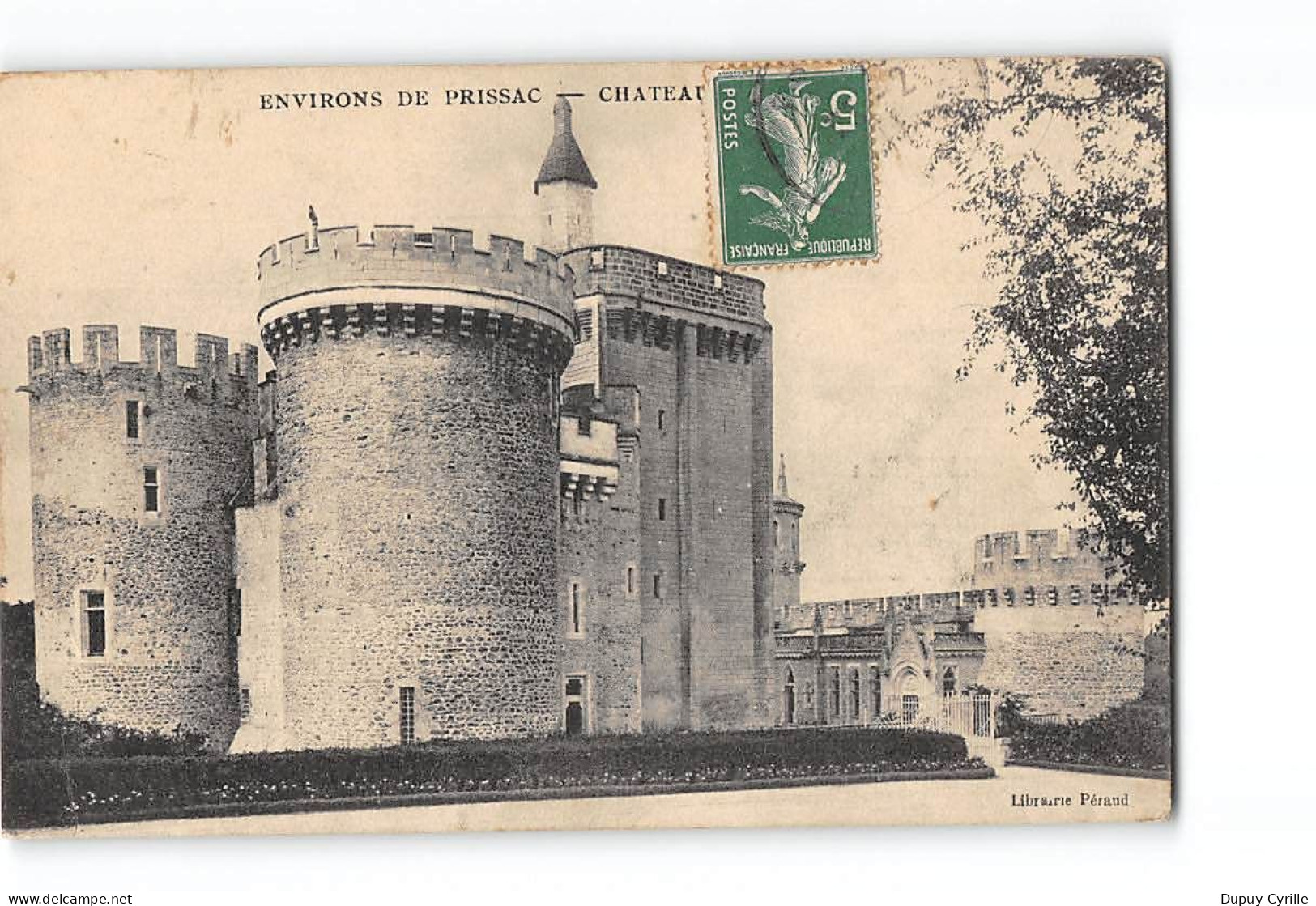 Environs De PRISSAC - Château - Très Bon état - Otros & Sin Clasificación