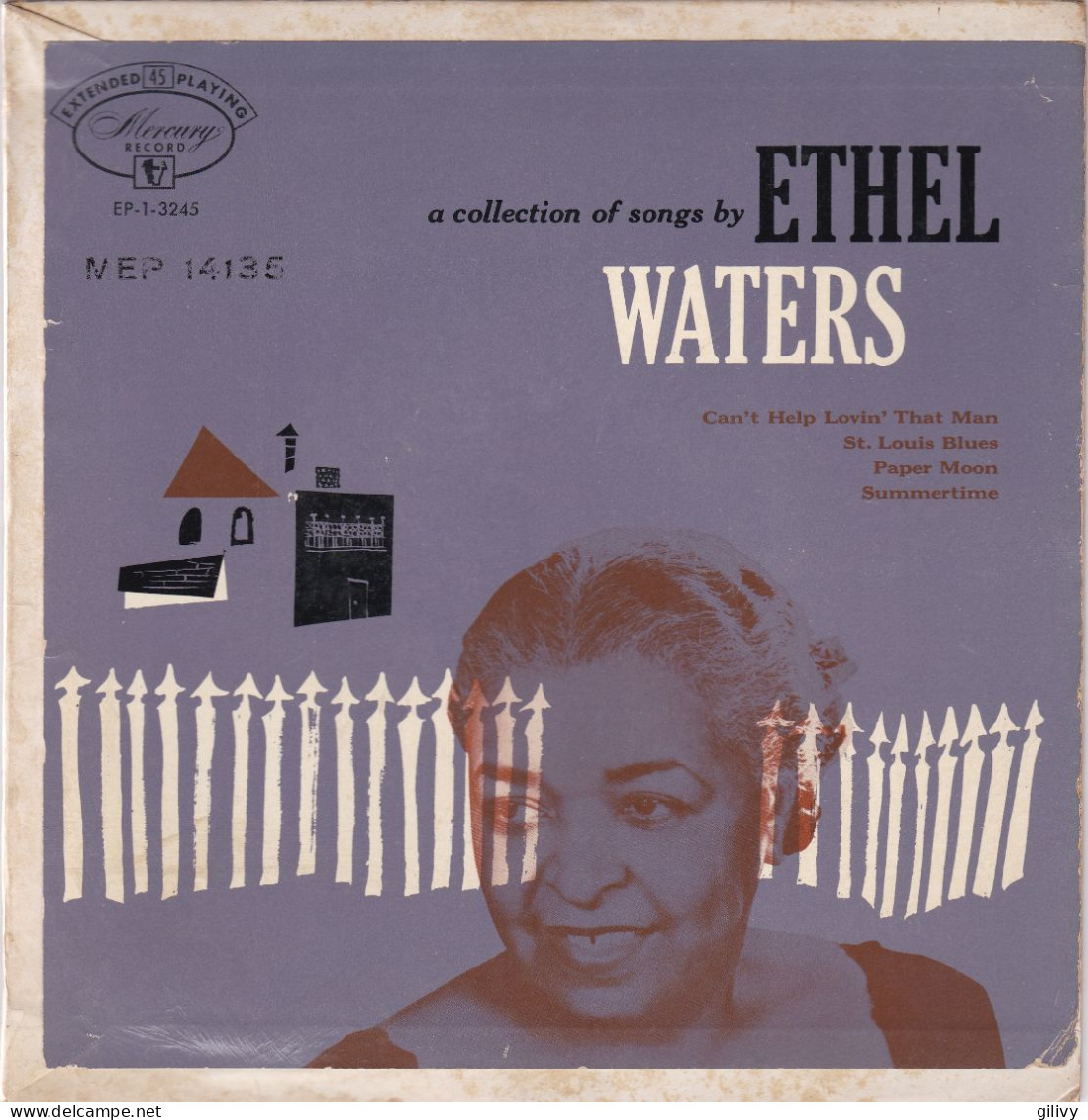 ETHEL WATERS : " A Collection Of Songs By " - EP - Jazz