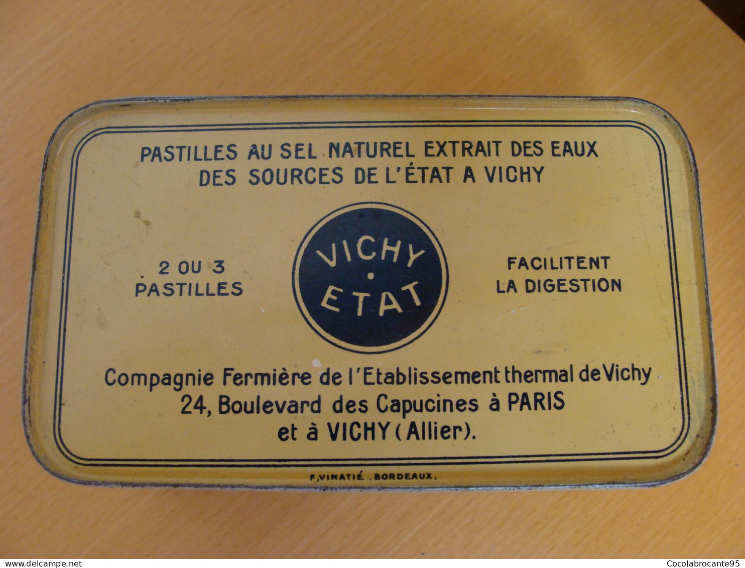 Boite Ancienne Pastilles Vichy - Boîtes