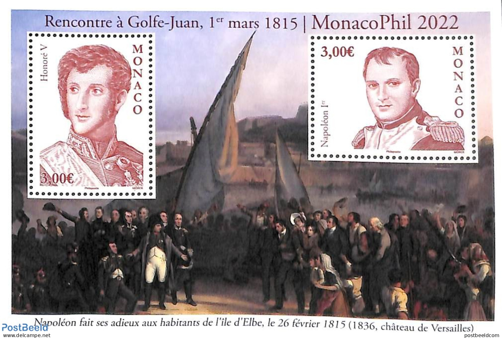 Monaco 2022 Monacofil S/s, Mint NH, History - Napoleon - Philately - Nuevos