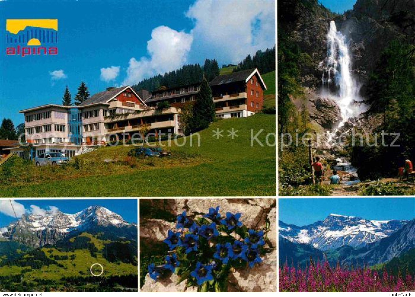 12685639 Adelboden Familienhotel Alpina Wasserfall  Adelboden BE - Autres & Non Classés