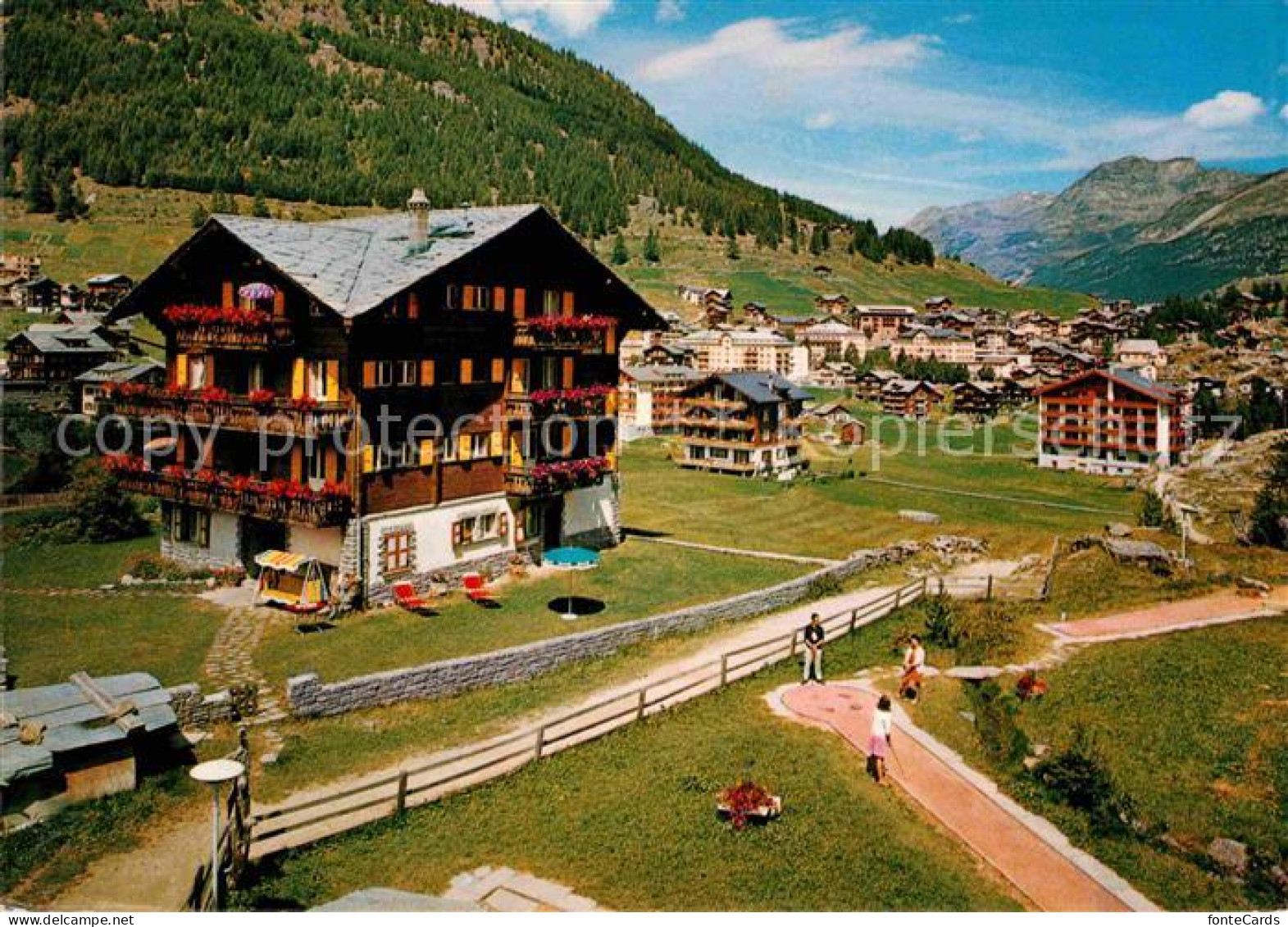 12685507 Saas-Fee Teilansicht  Saas Fee - Other & Unclassified