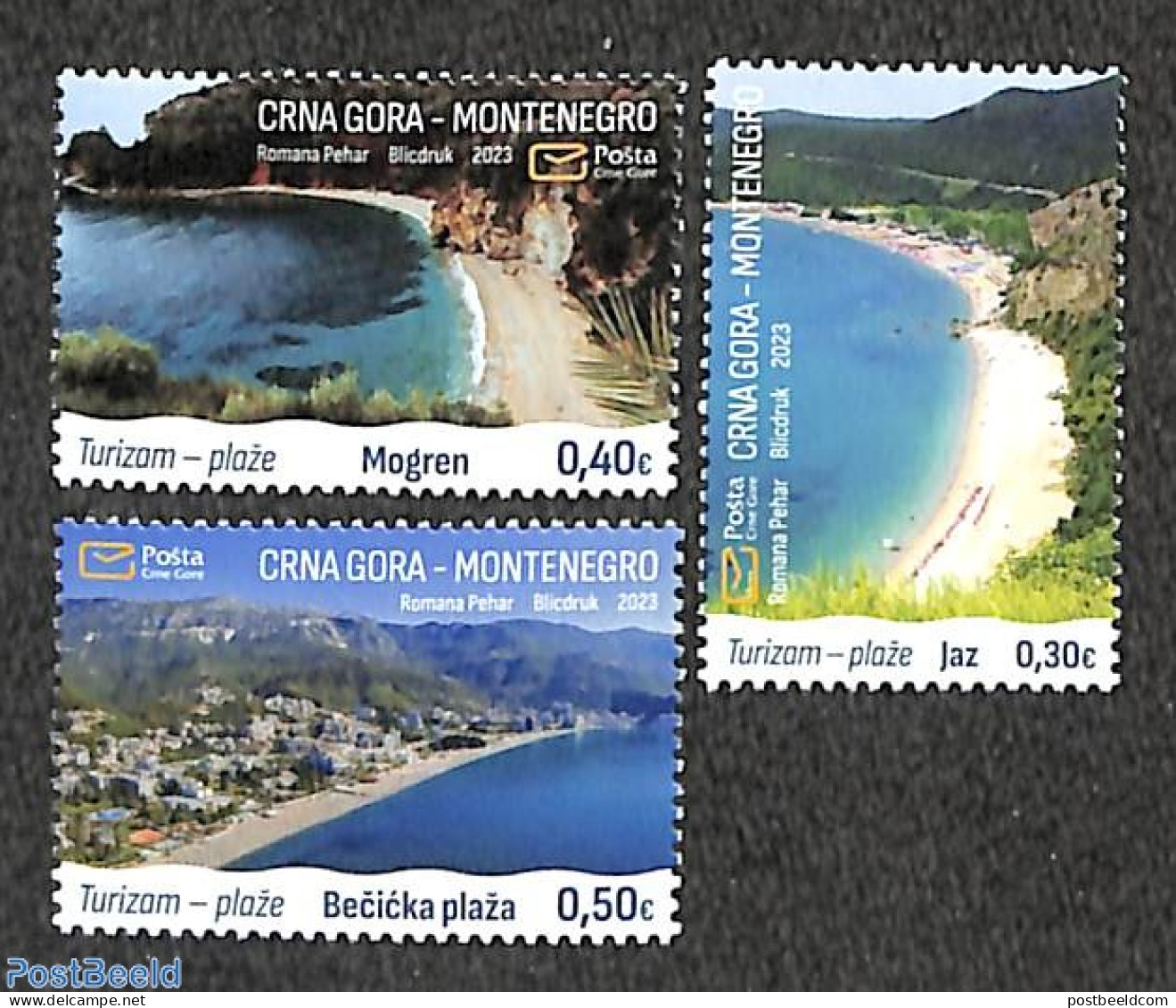 Montenegro 2023 Tourism 3v, Mint NH, Various - Tourism - Montenegro