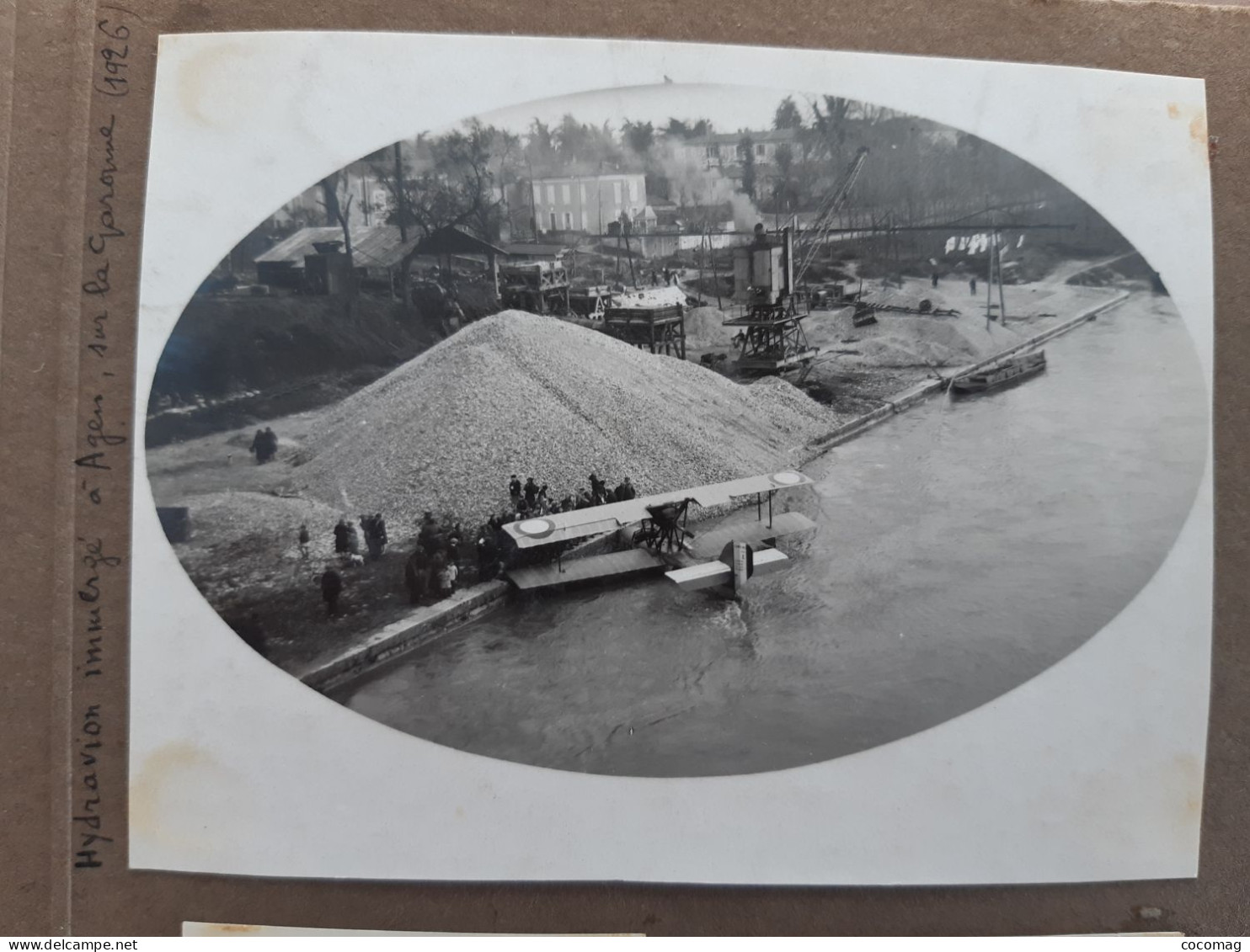 AGEN AVION HYDRAVION SUR LA GARONNE VOITURE PHOTOS 1926 1932 DONCHERY GENERAL GOURAUD CHEZ MR PRAT NAVIRE DUGUAY TROUIN - Europa