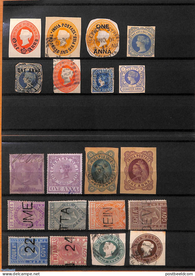 India 1890 Lot Victoria Stamps */o, India, Used Or CTO - Usati