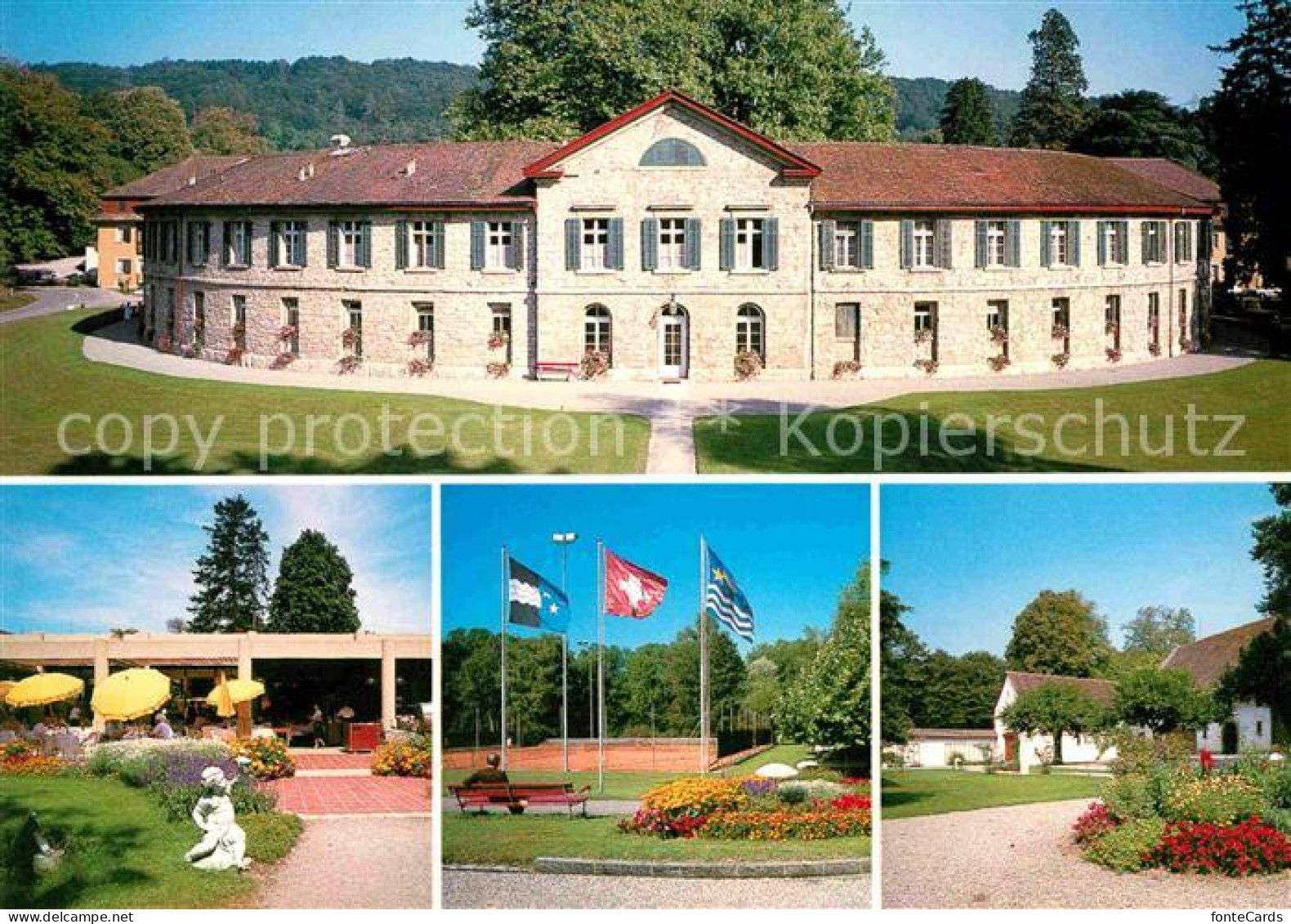 12683269 Bad Schinznach Park Hotel Suedgarten Tennis Nordgarten Schinznach Bad - Andere & Zonder Classificatie