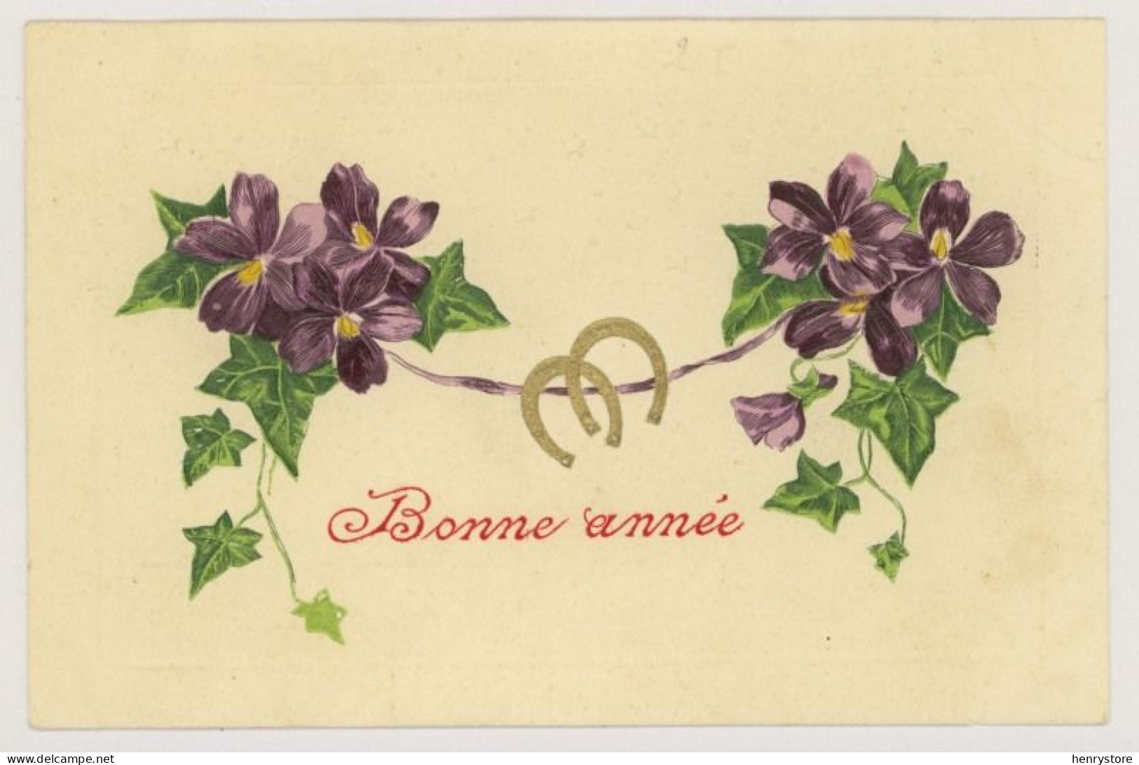 Lot De 16 Cartes De Voeux, Début 1900 - Gaufrées, Celluloïde - Fleurs, Muguet, Hirondelles, Brouette, Roses, Marie - New Year