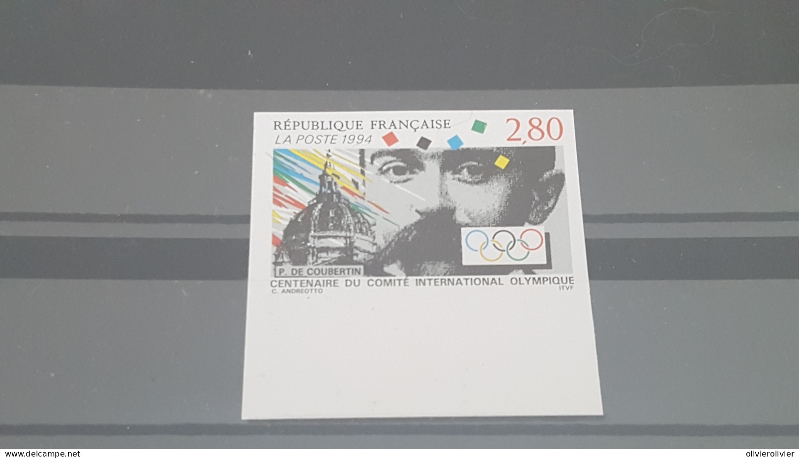 REF A3801 FRANCE  NEUF** NON DENTELE N°2889 VALEUR 45 EUROS - Collections