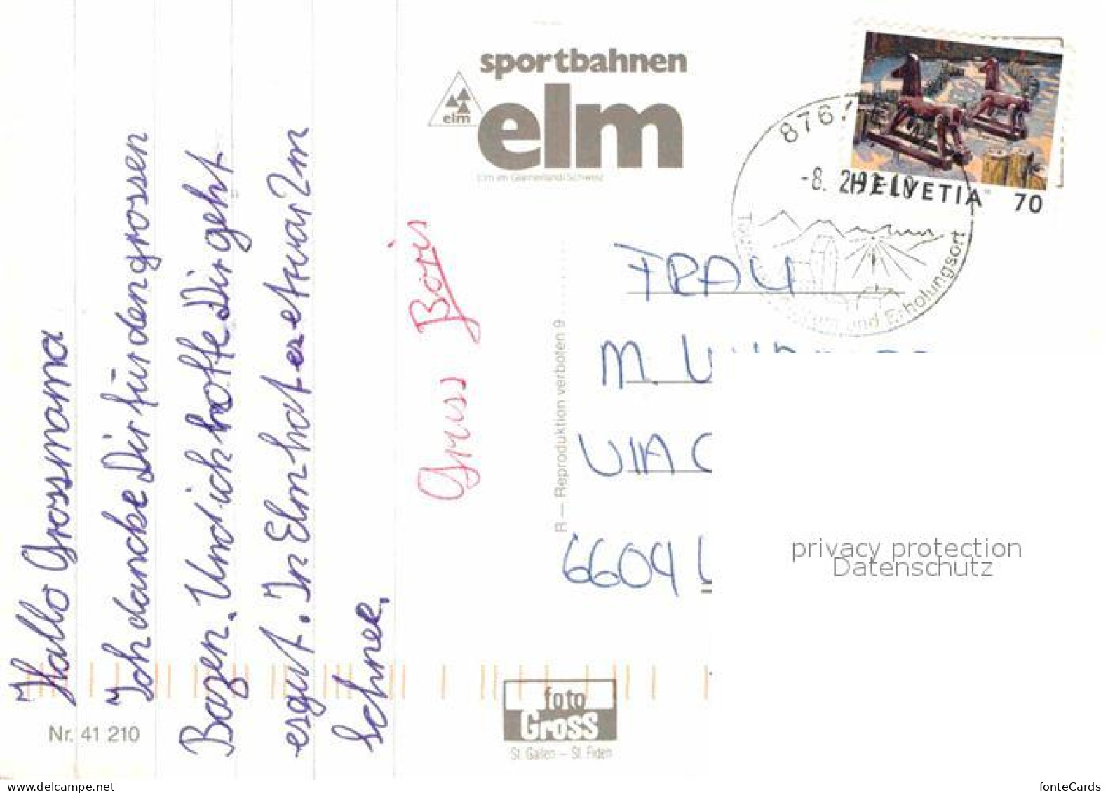 12678617 Elm GL Bergrestaurant Schabell Wintersportplatz Alpen Elm GL - Sonstige & Ohne Zuordnung