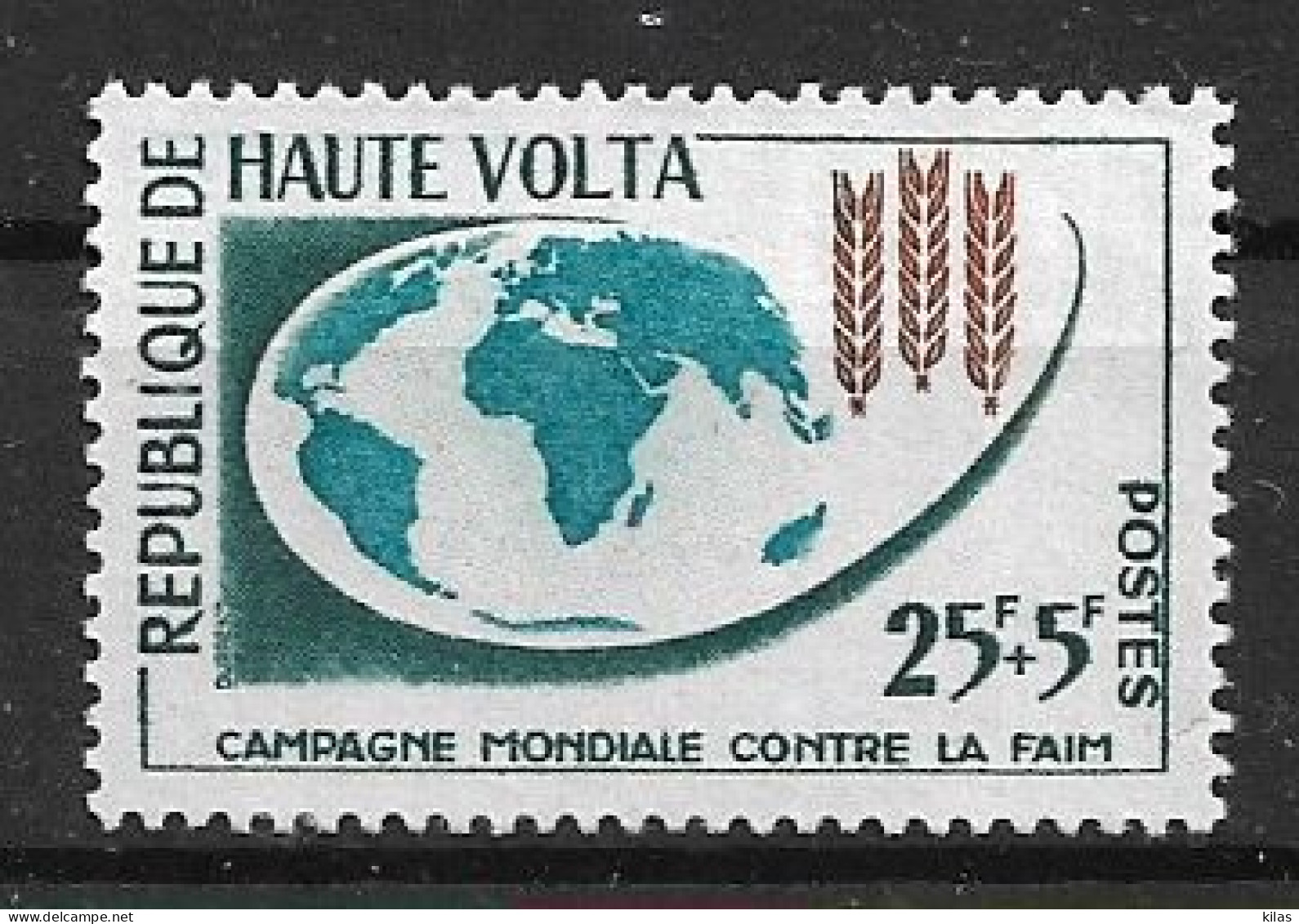 UPPER VOLTA 1963 FREEDOM FROM HUNGER MNH - Alimentation