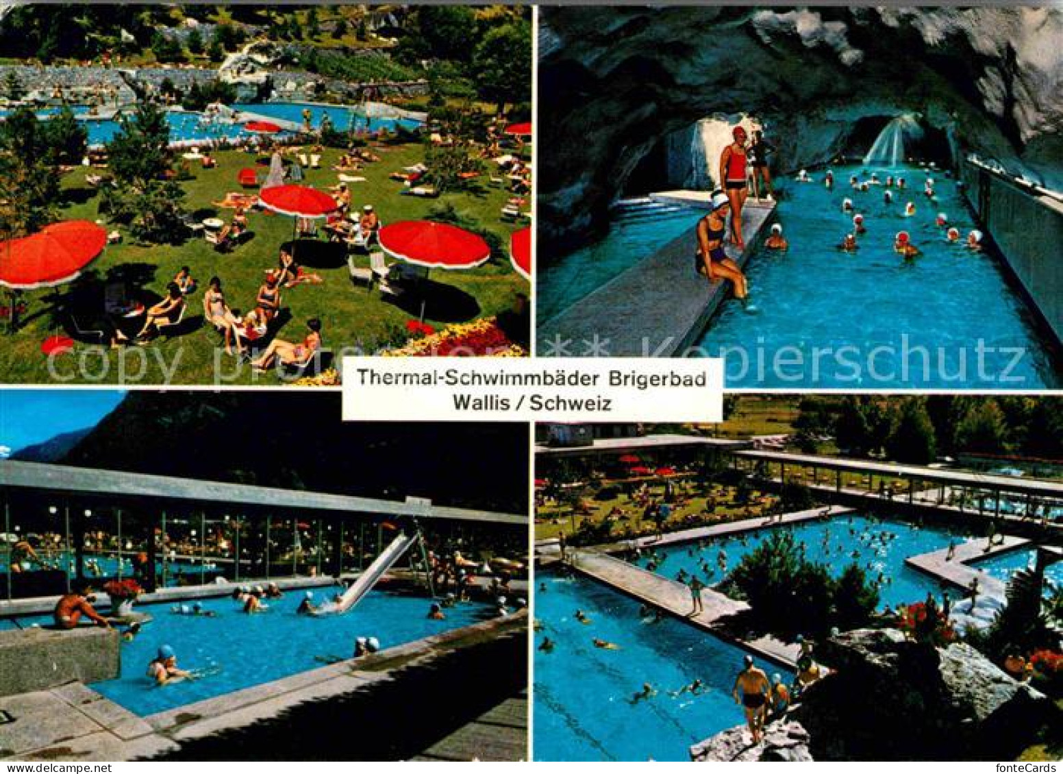 12678577 Brigerbad Thermal Schwimmbaeder Im Freien Grottenschwimmbad Brigerbad - Autres & Non Classés