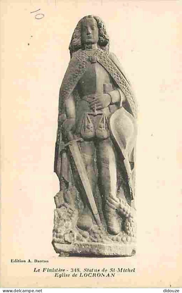 29 - Locronan - L'Eglise - Statue De St Michel - Art Religieux - Carte Neuve - CPA - Voir Scans Recto-Verso - Locronan