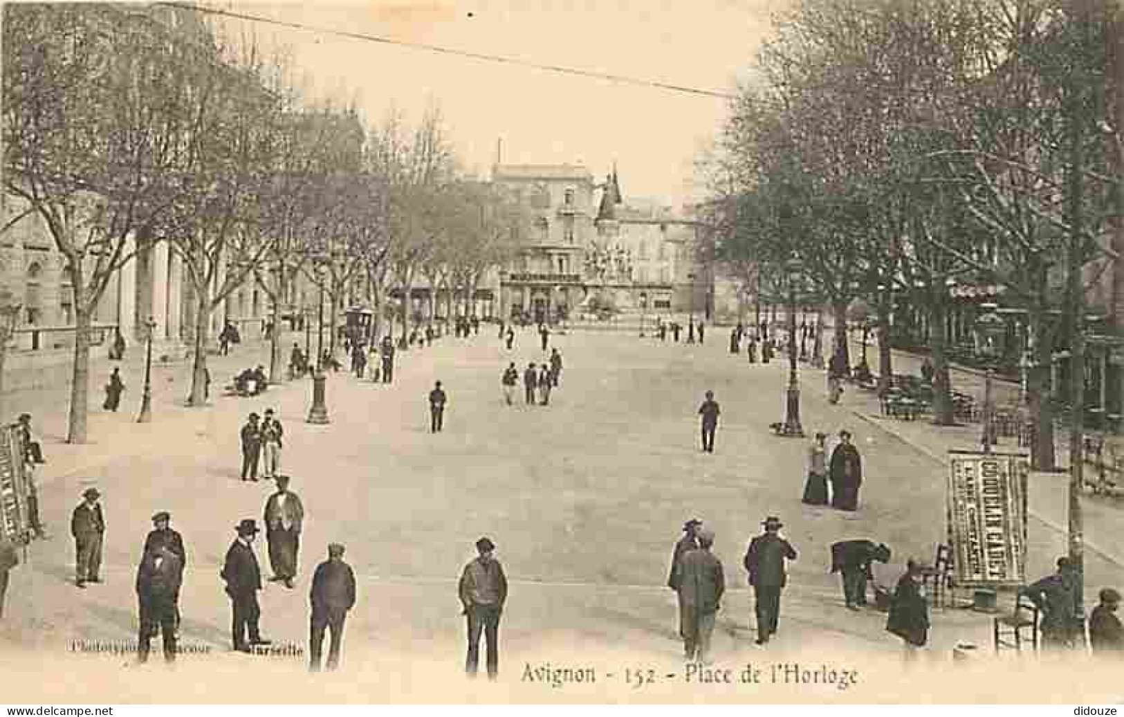 84 - Avignon - Place De L'Horloge - Animée - PrécurseurCPA - Voir Scans Recto-Verso - Avignon