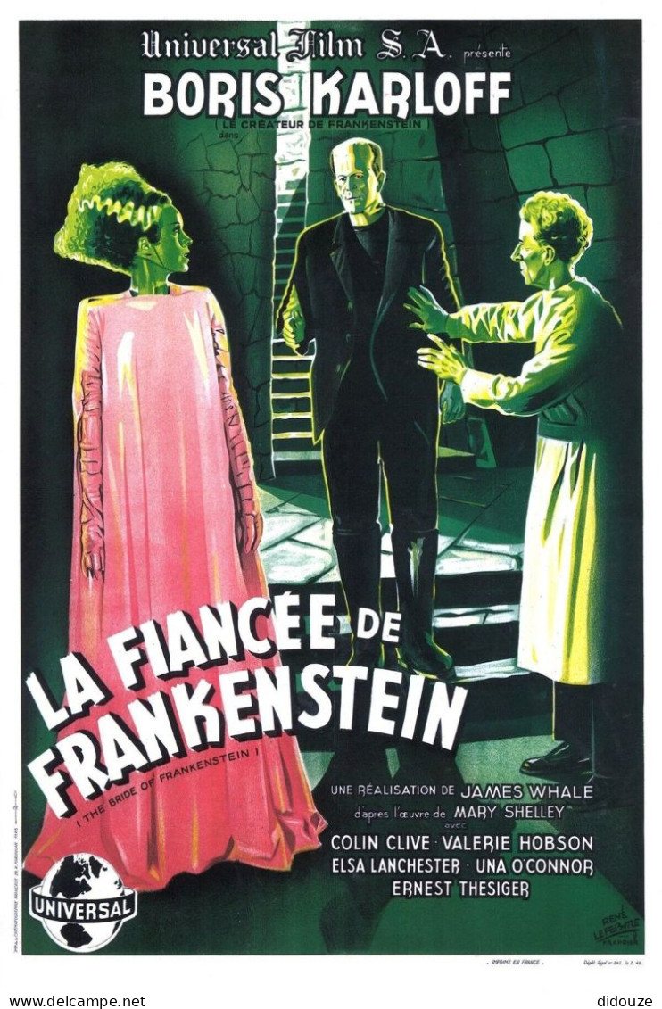 Cinema - La Fiancée De Frankestein - Affiche De Film - Carte Neuve - CPM - Voir Scans Recto-Verso - Manifesti Su Carta