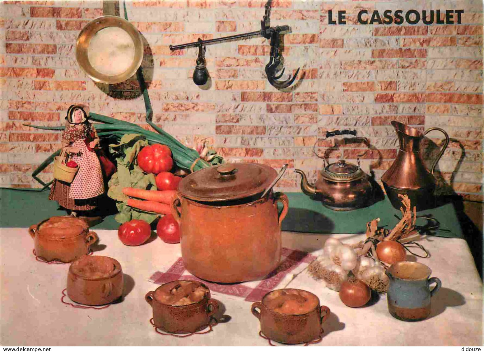 Recettes De Cuisine - Cassoulet - Poupées - Gastronomie - CPM - Carte Neuve - Voir Scans Recto-Verso - Recettes (cuisine)